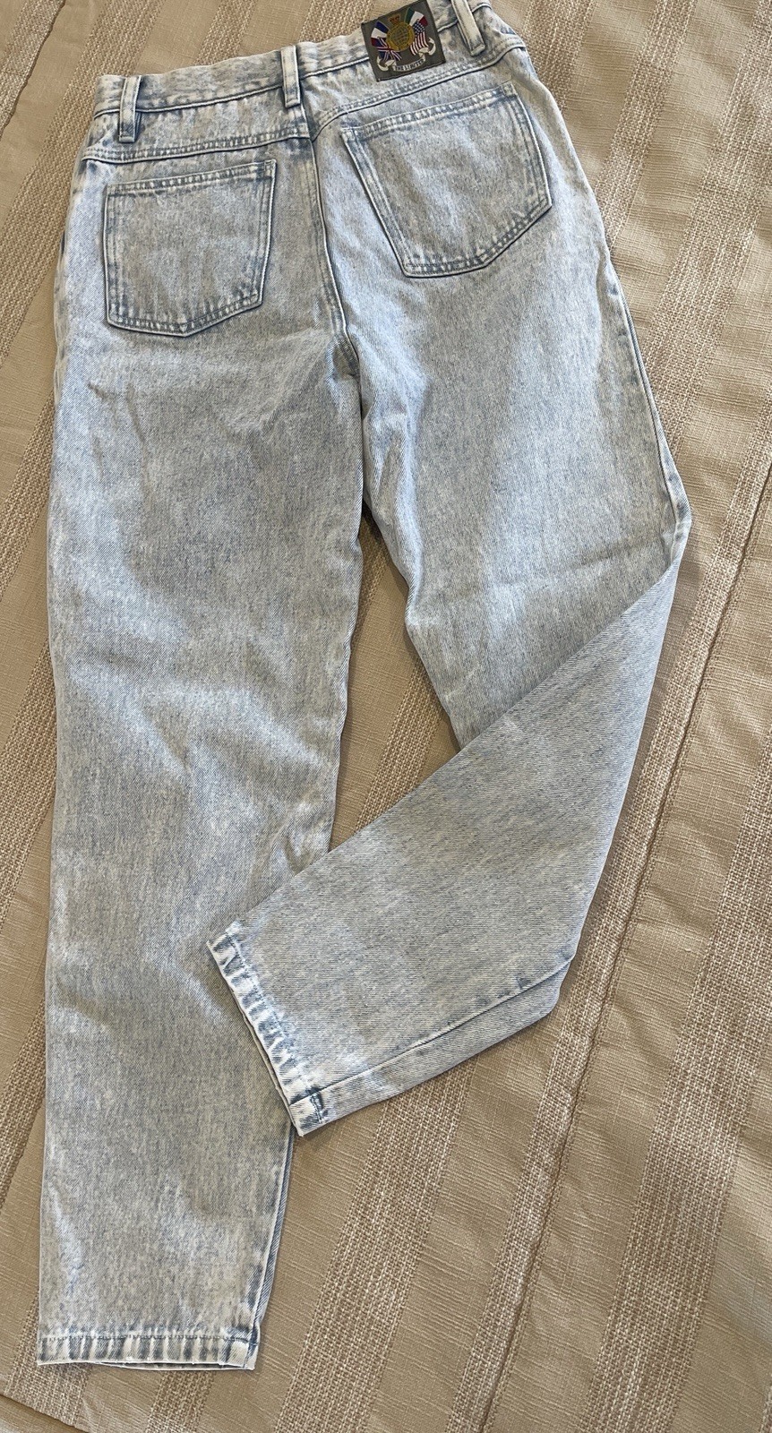 Vtg 80’s Limited Jeans Acid Wash 100% Cotton Tapered Leg Womens Sz 10 28”Waist