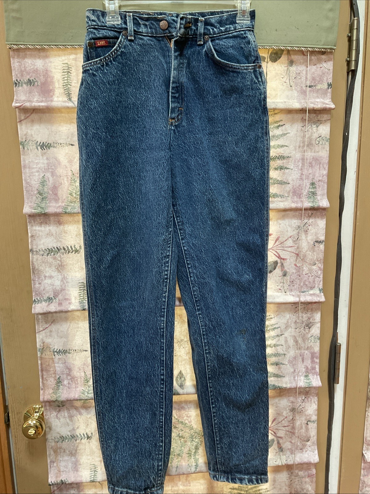 Vintage Lee Blue Jeans, 7 Ladies Medium , Made In USA,