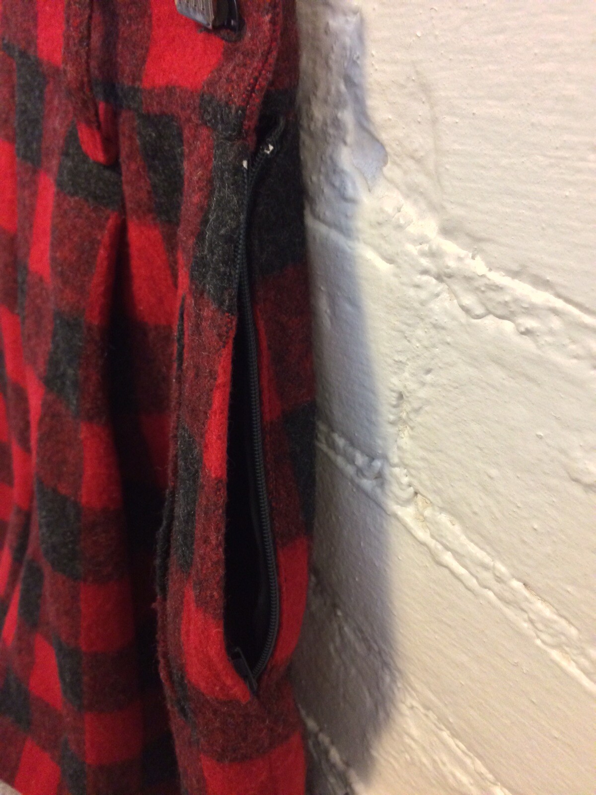The Limited VTG 80s high waist shorts red check wool size 4 New Wave