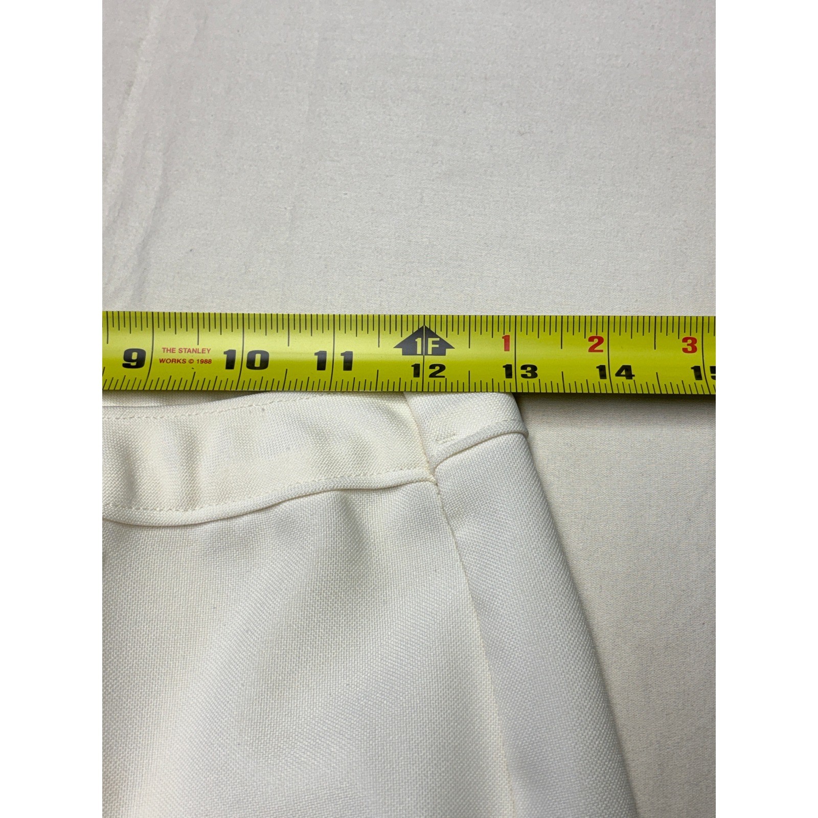 Vintage Levi Strauss Bend Over Pants Off White Cream High Rise 10 W26 L28 USA