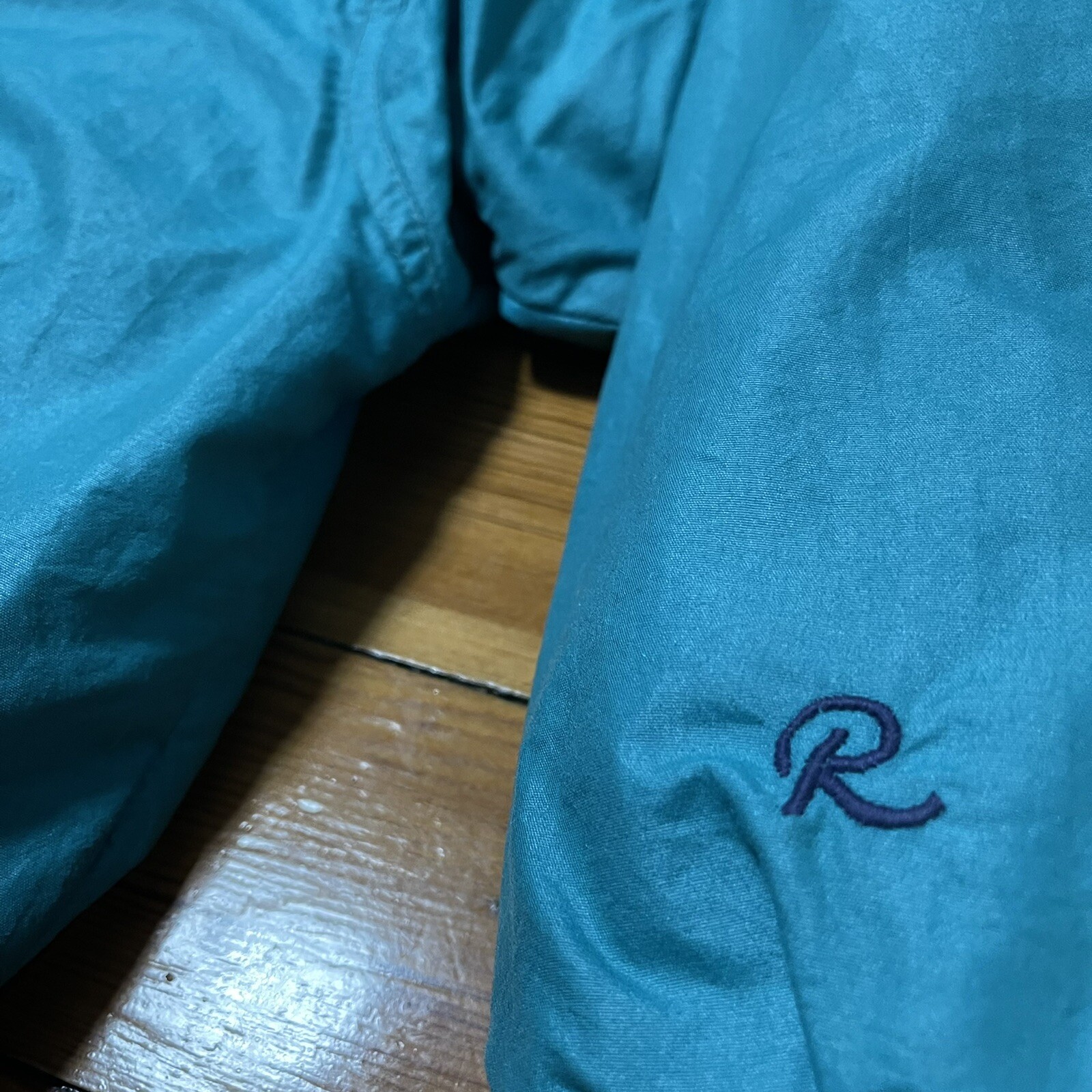 Vintage Roffe Skiwear Women’s Retro Teal/Purple Ski Snowboard Jacket Size 12 USA