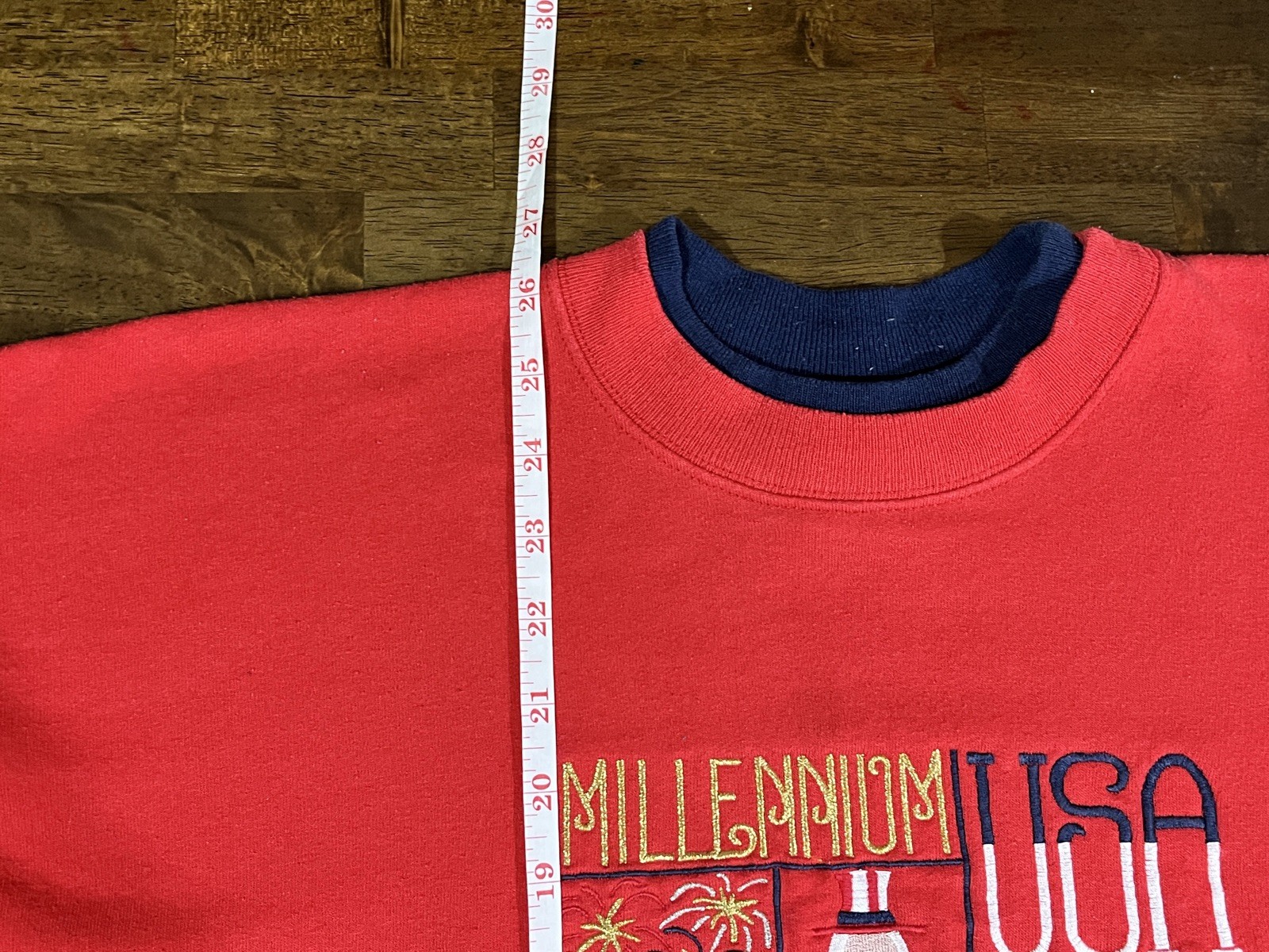 Vintage Y2K Millenium 2000 USA Womens Sweatshirt XL M&C Energy Sportswear