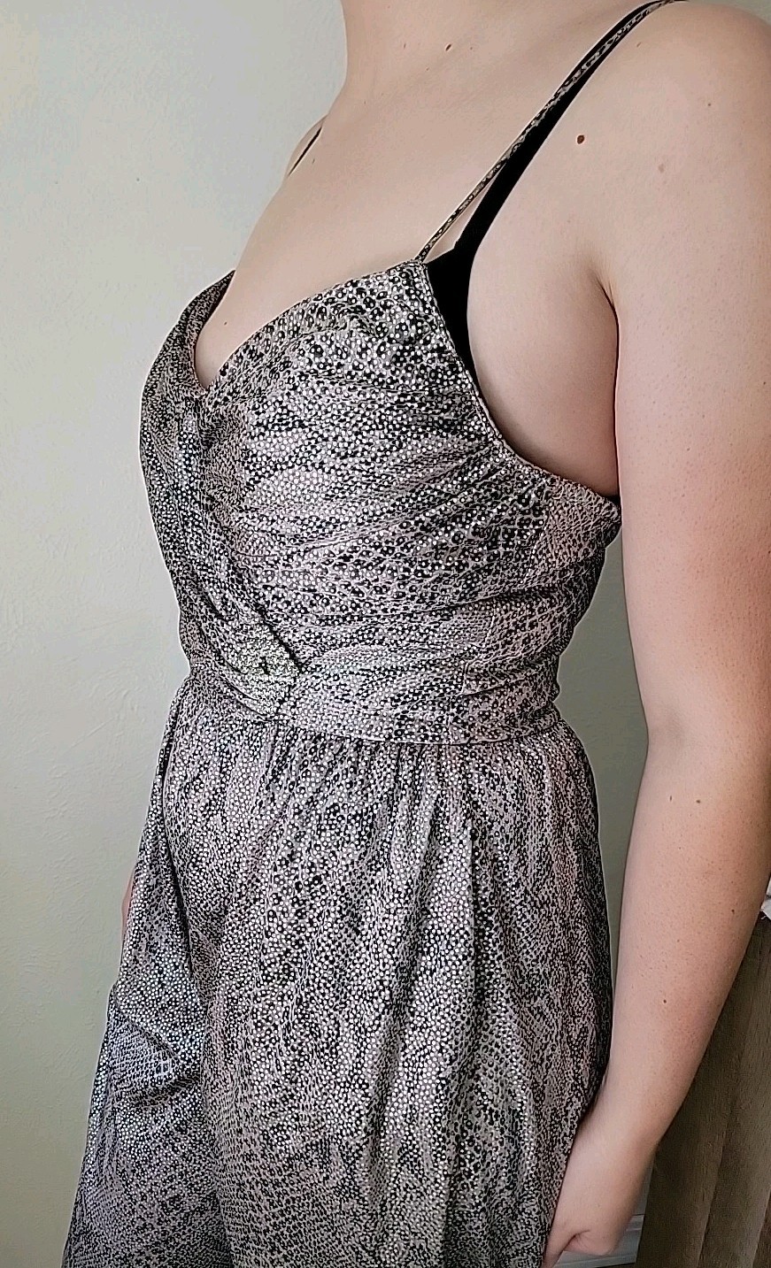 Vintage 80s Snakeskin Sparkle Jumpsuit With Bling Broche Rock Dissco Party 12?