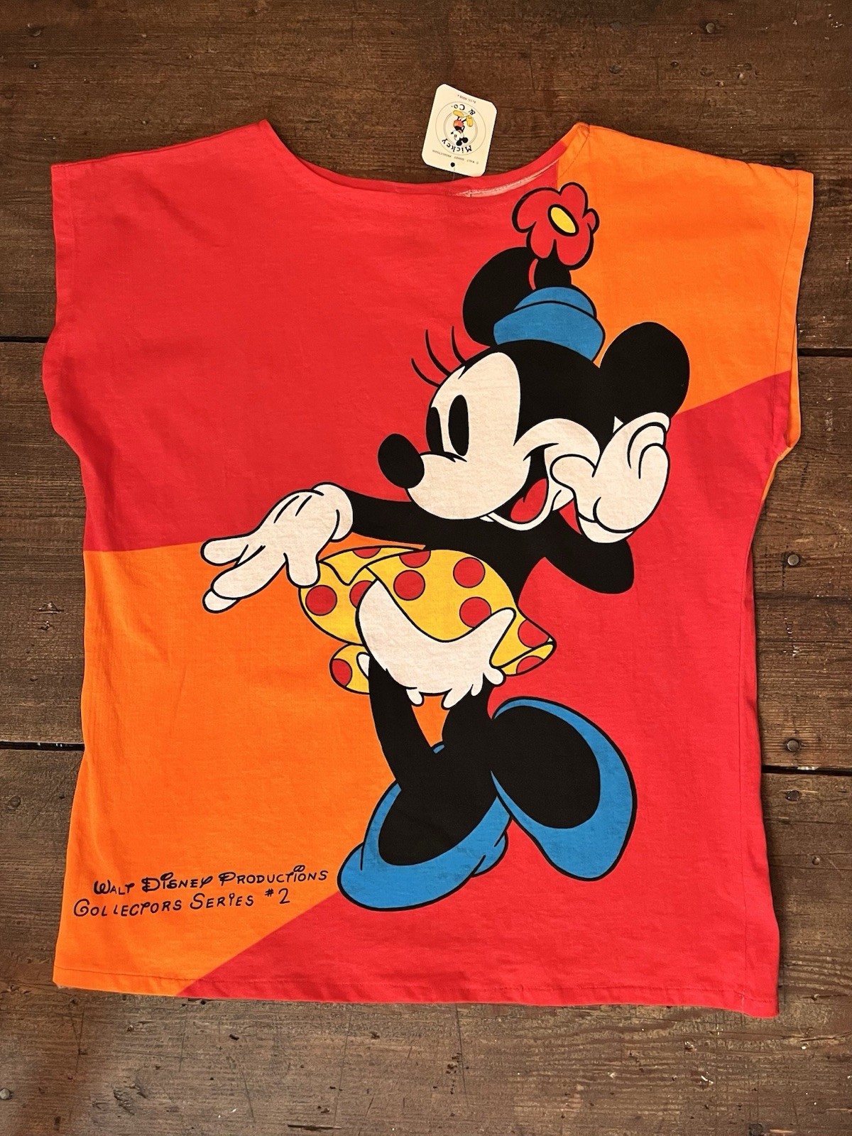 1980’s J.G. Hook Walt Disney Prod Collectors Series 2 Minnie Mouse T-shirt Sz M
