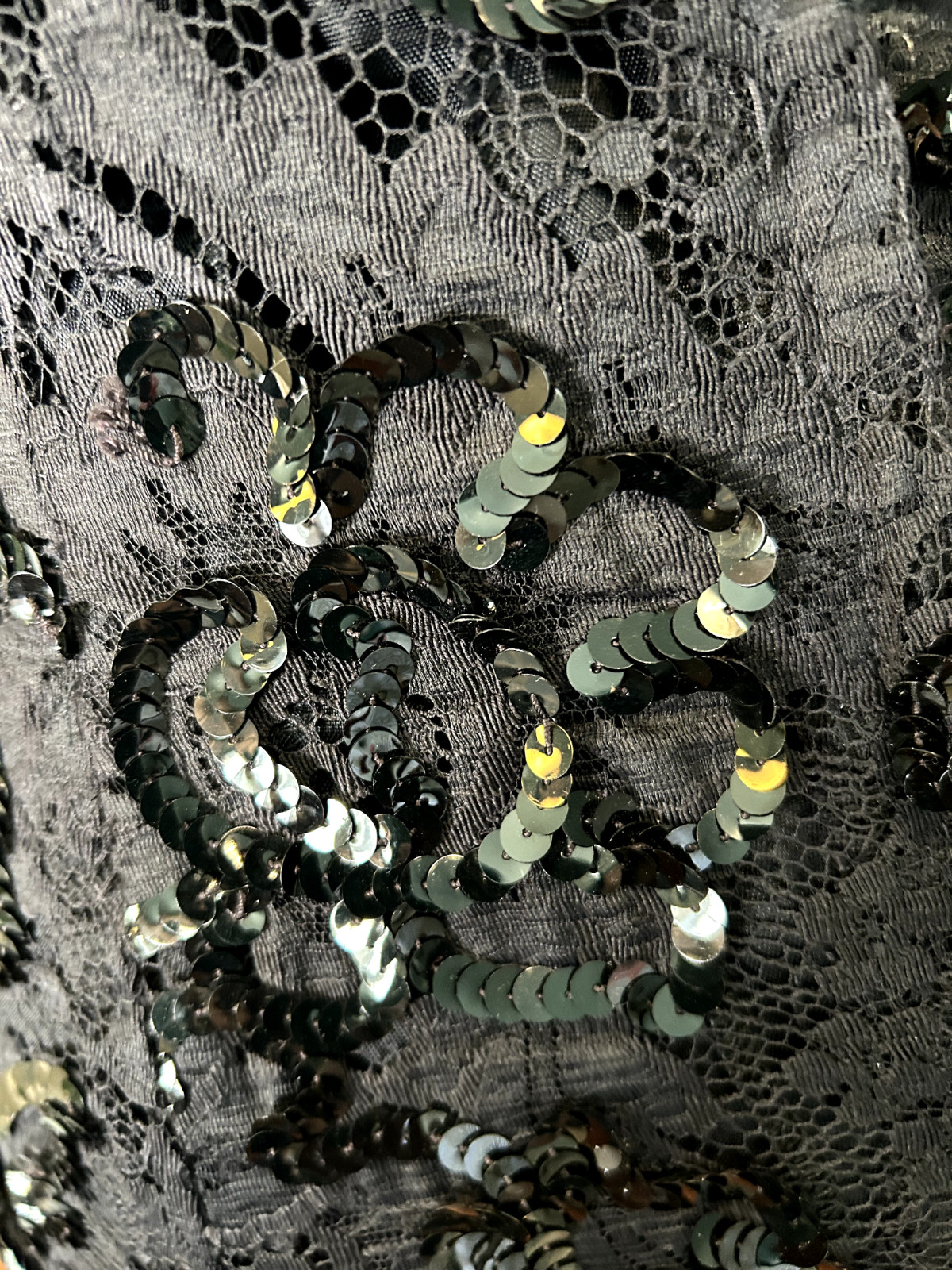 1960s 1970s Incredible Black Sequin Mermaid Gown With Statement Ruffle Bolero