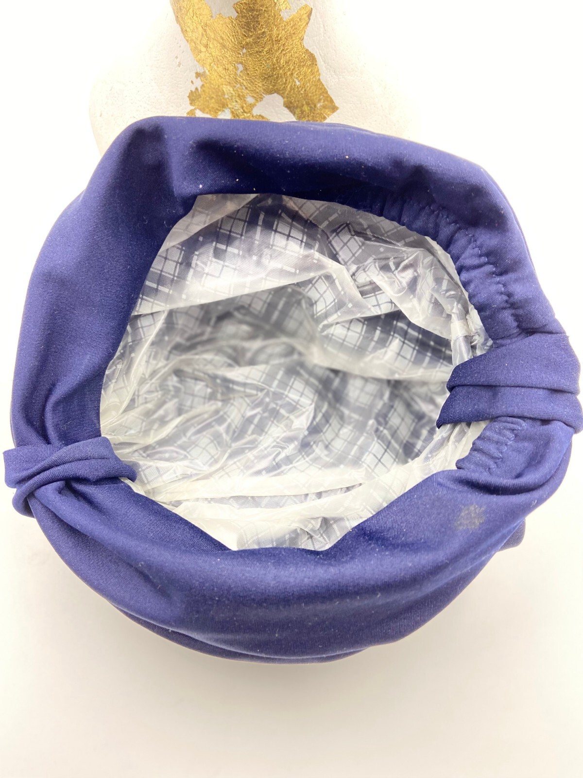 Vintage swim cap | vintage bathing cap | blue turban | blue turban | shower cap