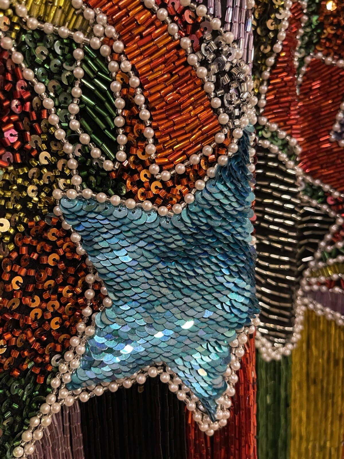 Vintage 80’s Designer Naeem Khan Riazee Nights Beaded Sequin Cocktail Dress
