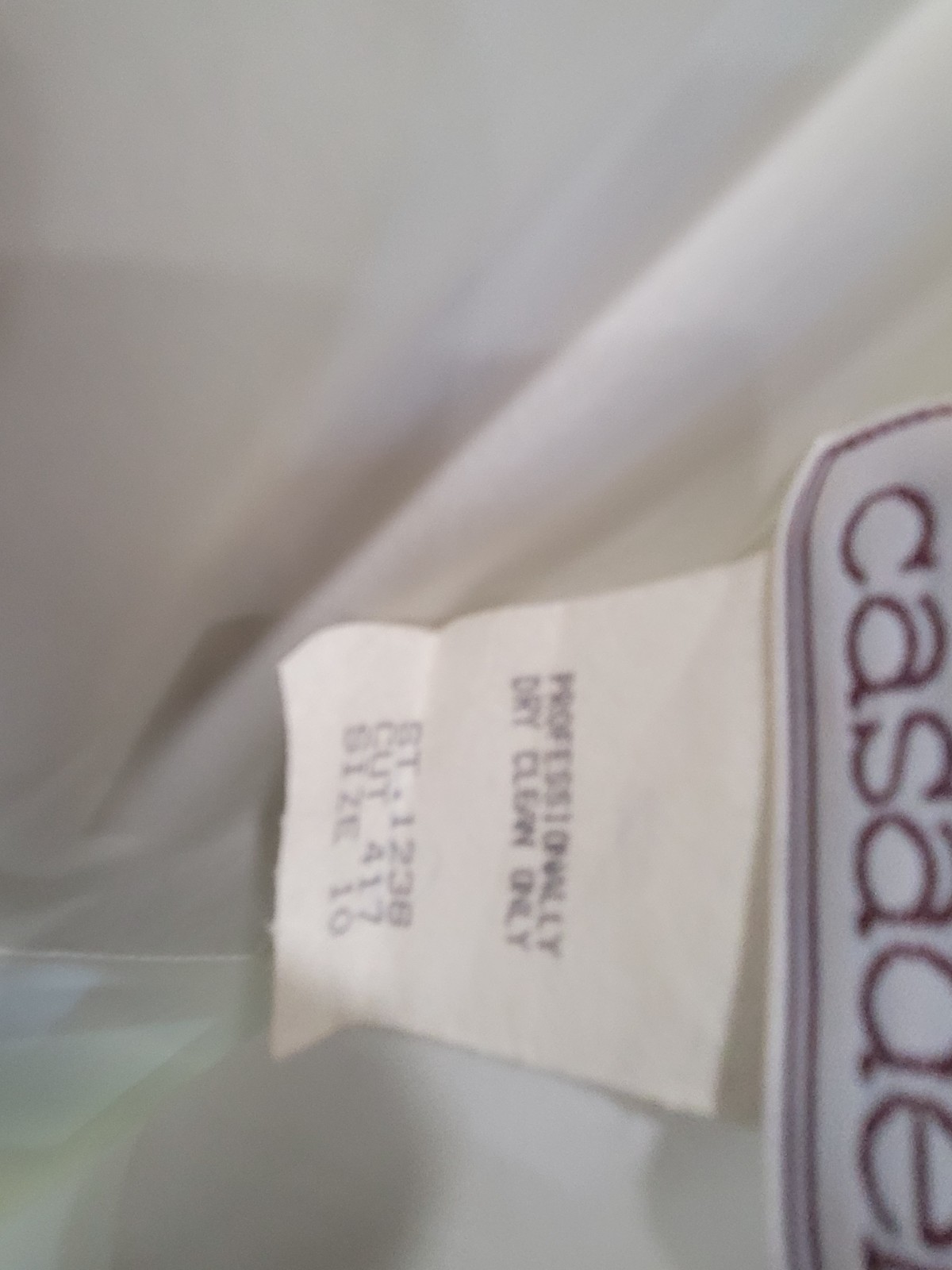 Vintage Casadei White Beaded Formal Evening Gown – Size 16