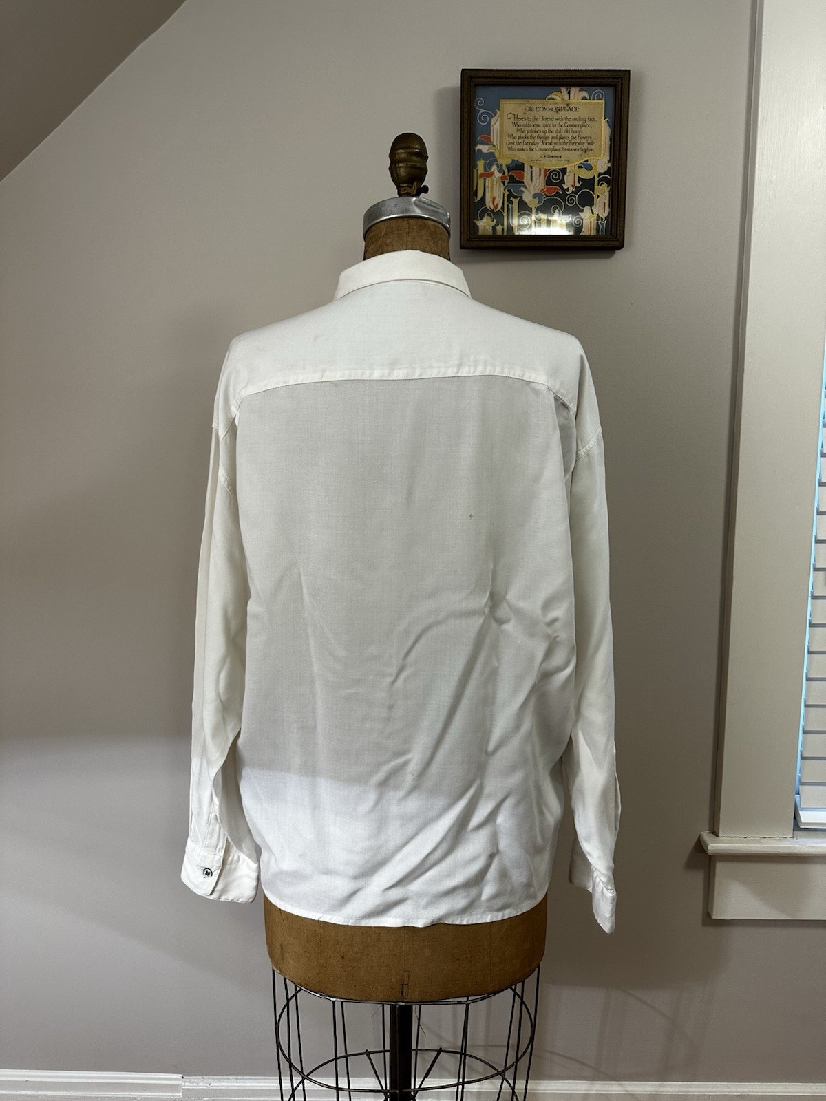 Vintage 1980s Generra Collection Abstract Image Button Down