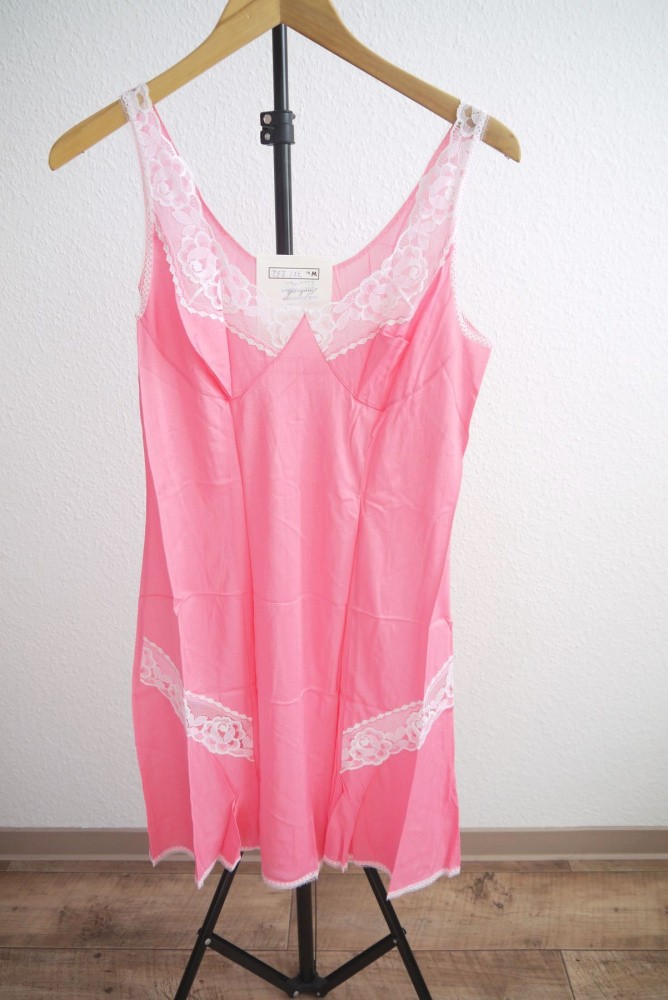 Negligee GDR women VEB knitted fashion vintage nightgown underskirt underskirt