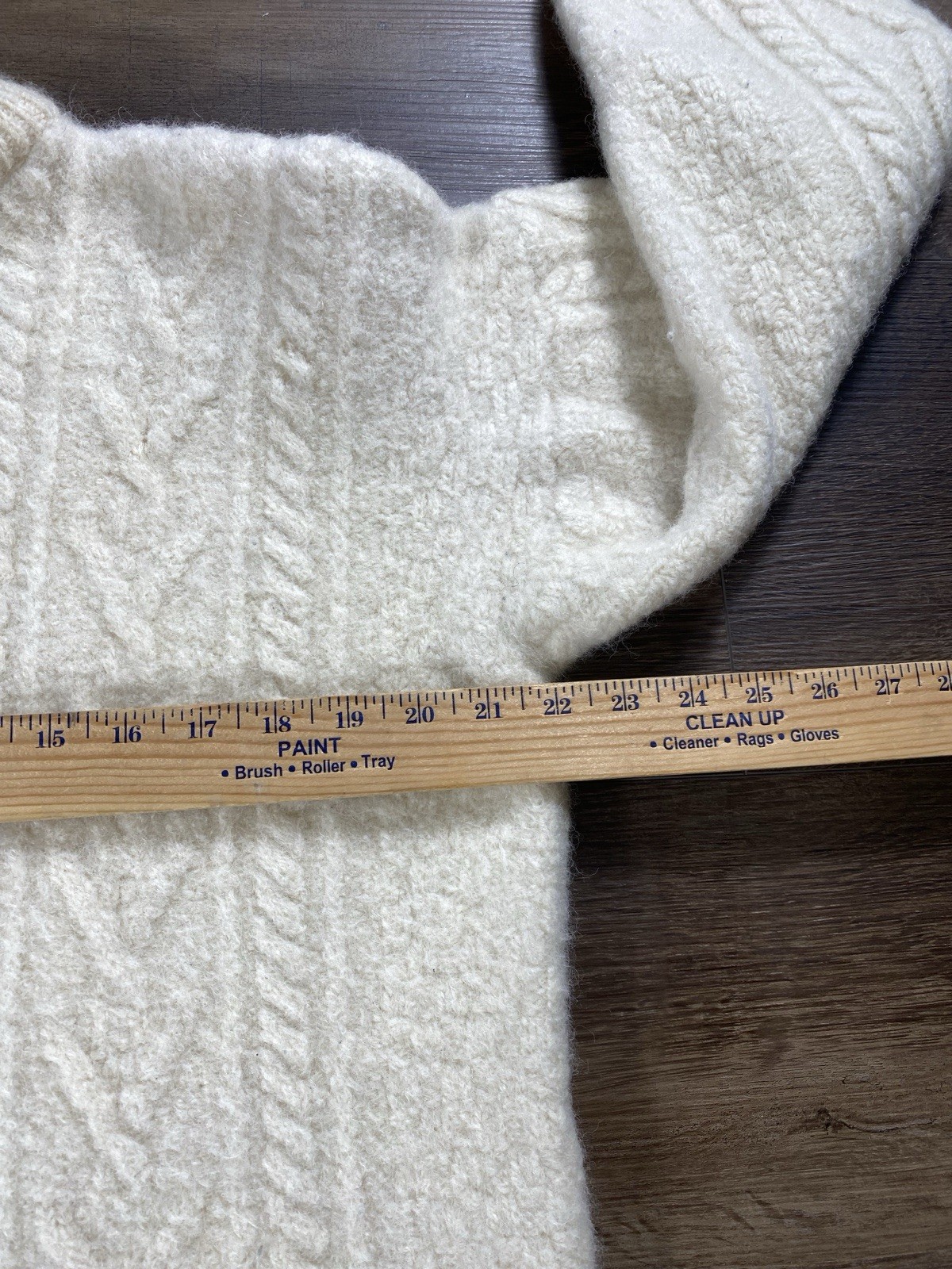 Vintage Aran Crafts Irish Fisherman Cable Knit Pullover Sweater Women’s Large