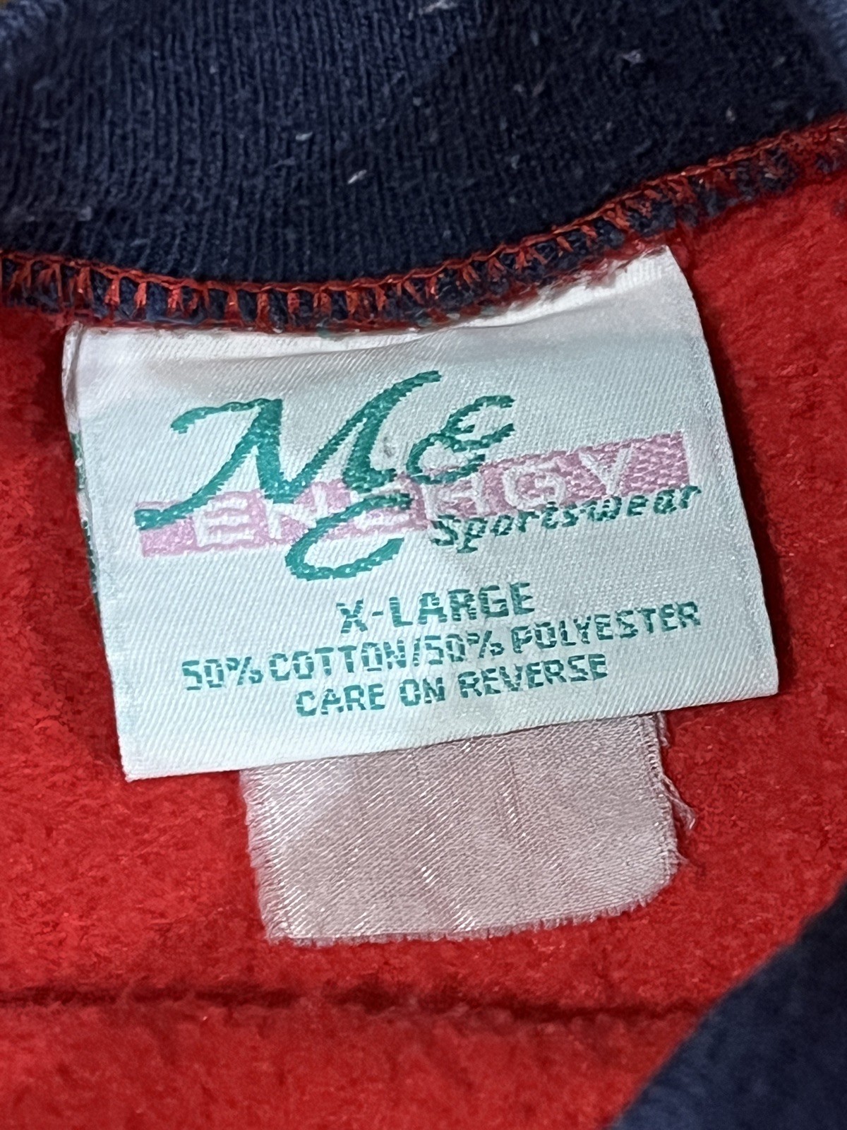 Vintage Y2K Millenium 2000 USA Womens Sweatshirt XL M&C Energy Sportswear