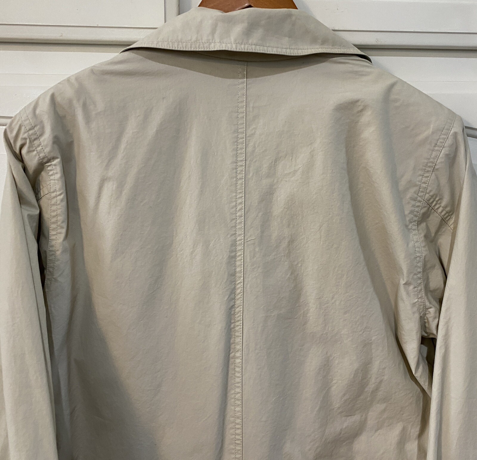 Vintage Eddie Bauer Rain Coat Trench Coat Jacket Beige & Sage Women’s S/P