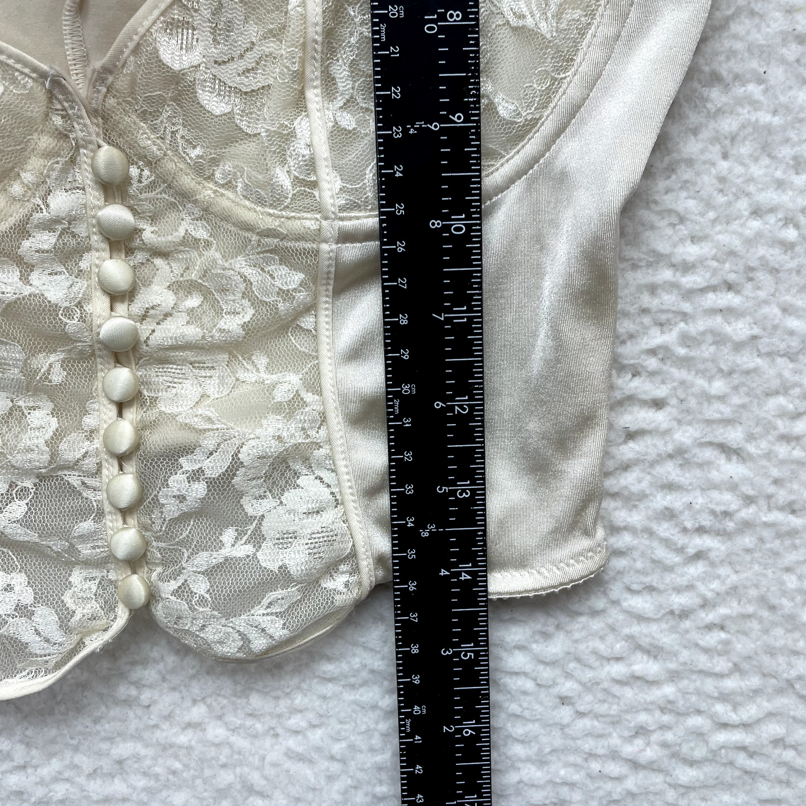 70s 80s Vintage Victoria’s Secret Corset Camisole Coquette Edwardian Victorian