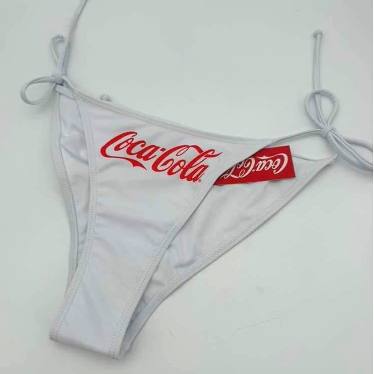 Coca-Cola American Flag Bikini Bottom Patriotic Swimsuit NWT Size M