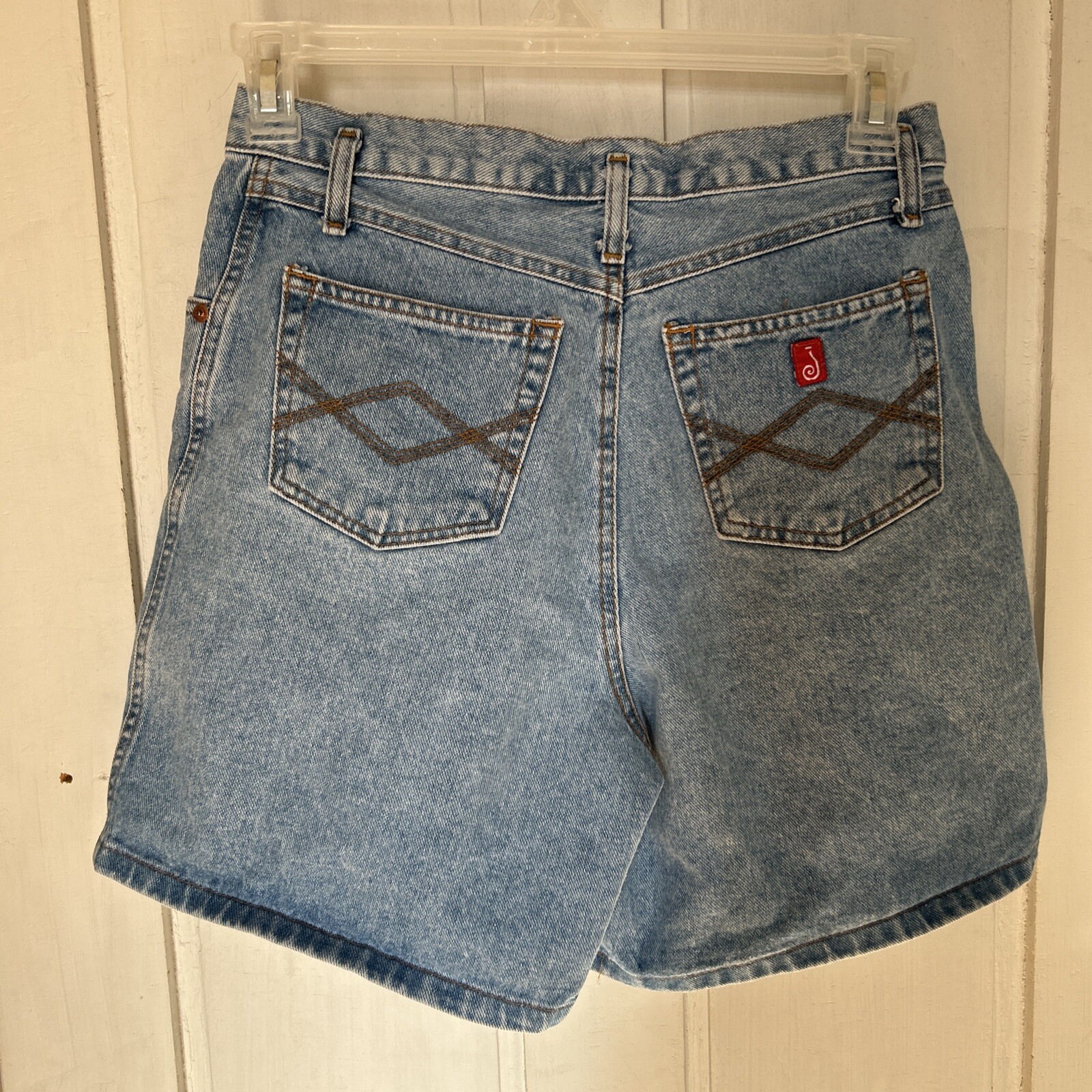 Vintage JOU JOU 90s BLUE JEANS DENIM SHORTS HI-WAIST CUTE!! Mom￼ Jean 11/12
