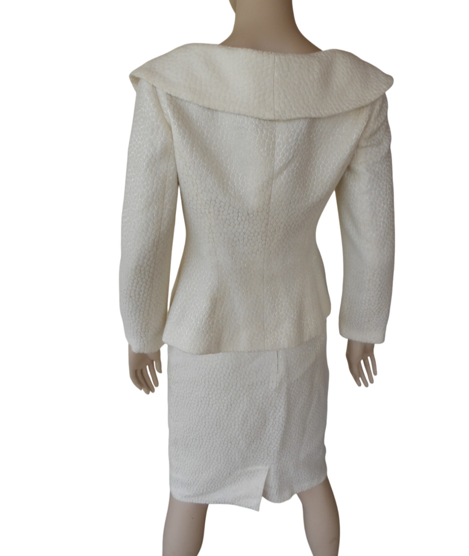 Mackie by Bob Mackie Formal Evening Dress Suit Jacket Skirt Vintage Sz 6 S Fairy