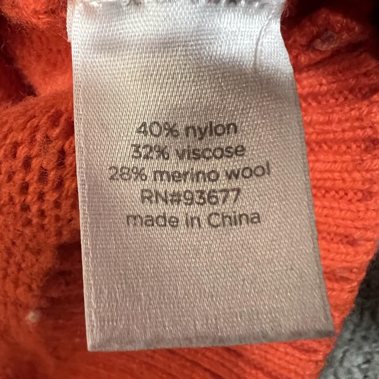 Vintage 90s Merino Wool Blend Fair Isle Aprés Ski Cottagecore Sweater Orange S