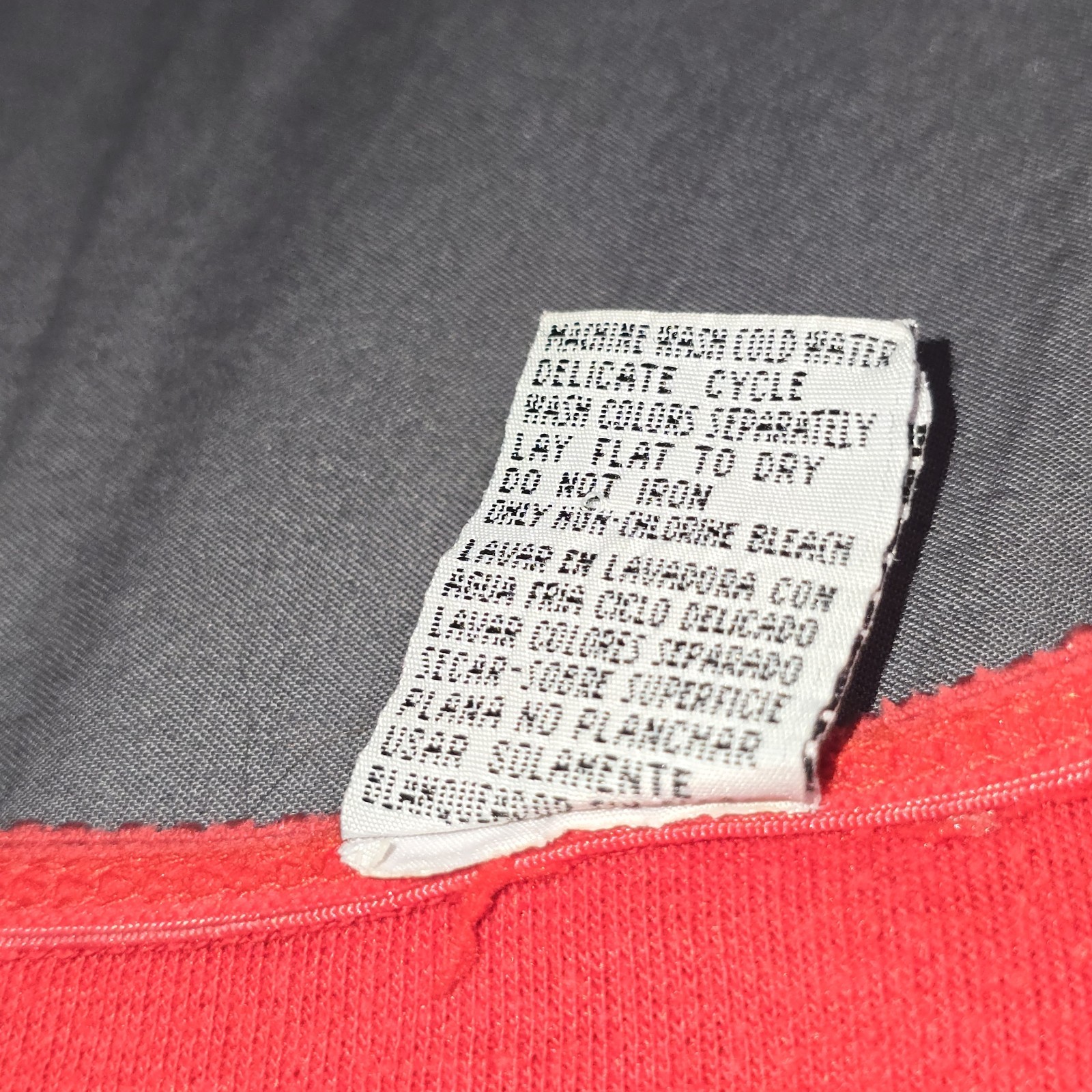 VTG Retro Basics Red Ribbed T-Shirt Sz 1X Made in Korea 90s Y2K Normcore