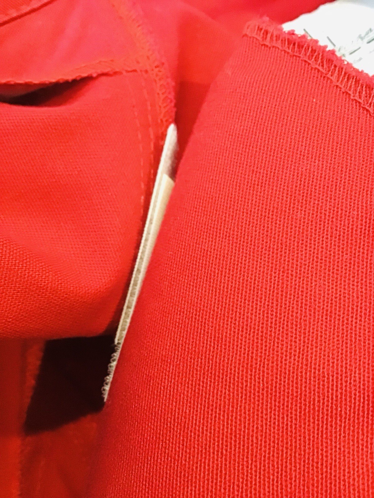 Rhinestone Red Jacket Vtg Mili Designs Zip Up Bling Buttons Cotton Shoulder Pads