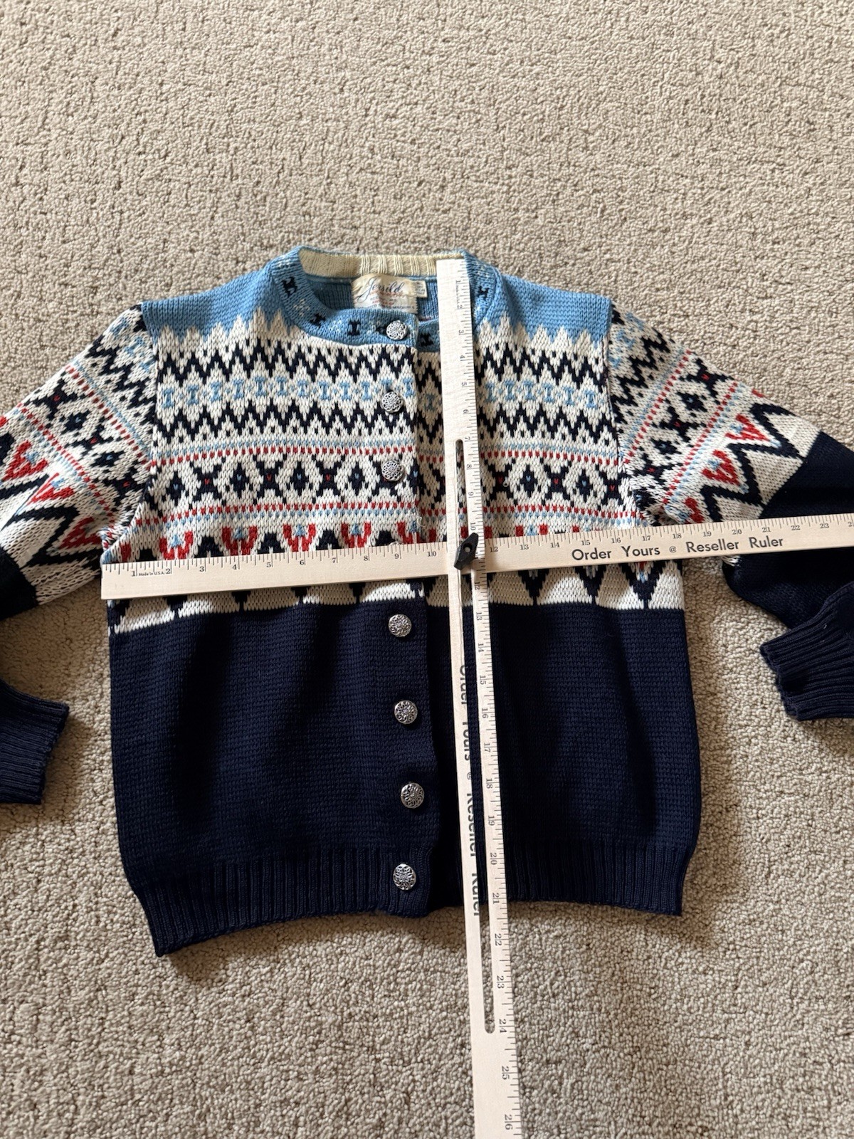 Vintage Jersild 100% Virgin Wool Sweater Sz ML B38