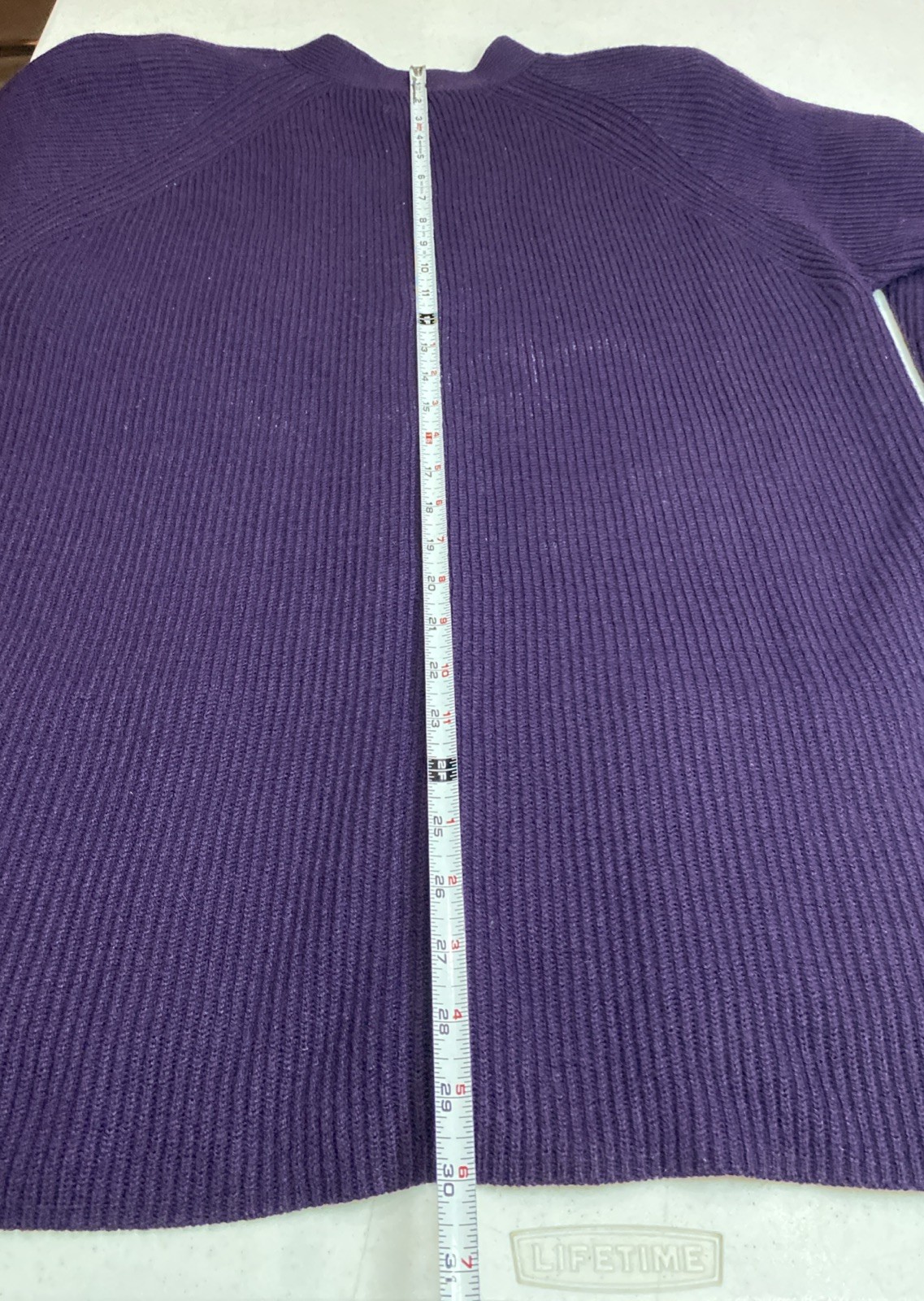 Vtg Tupperware Disney Mickey Mouse Cardigan Sweater 80’s Purple XL Tall