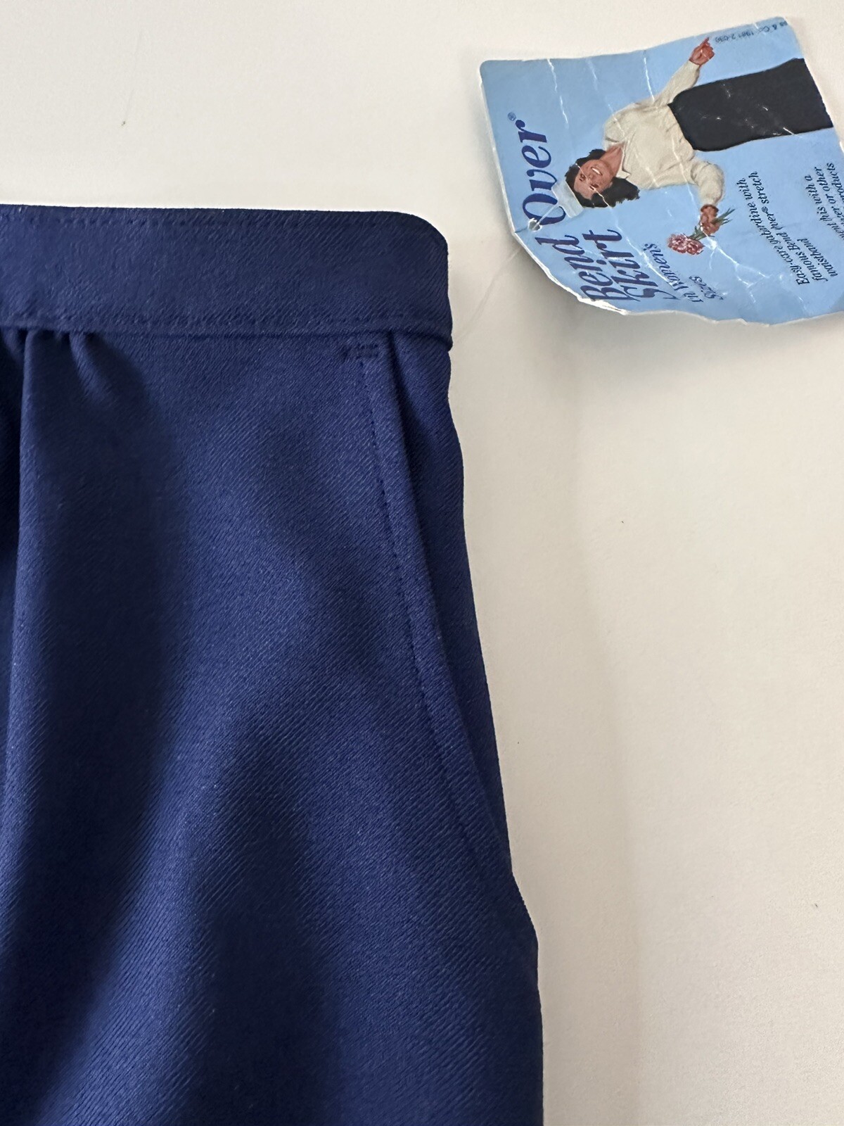 Vintage Levis Bend Over Blue Skirt Size 38 WPL 423 Made In USA