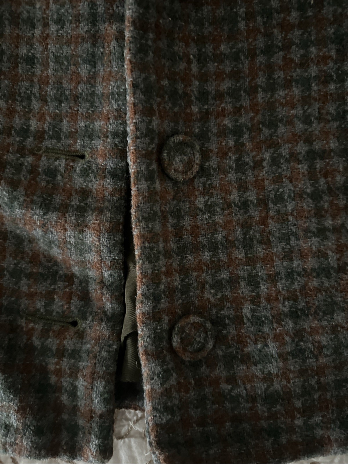 Vintage Dutchmaid Women’s Plaid Wool Skirt/Matching Cropped Jacket Ephrata, Pa
