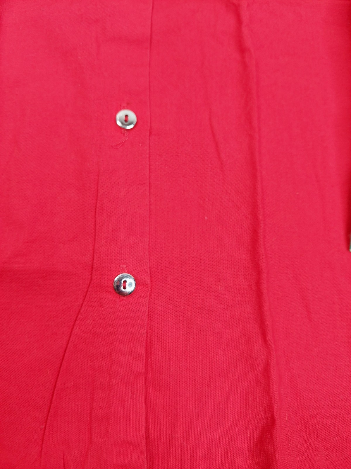 Vintage 80s Southwestern Cowgirl Shirt Women S Red Geometric USA 100% Cotton