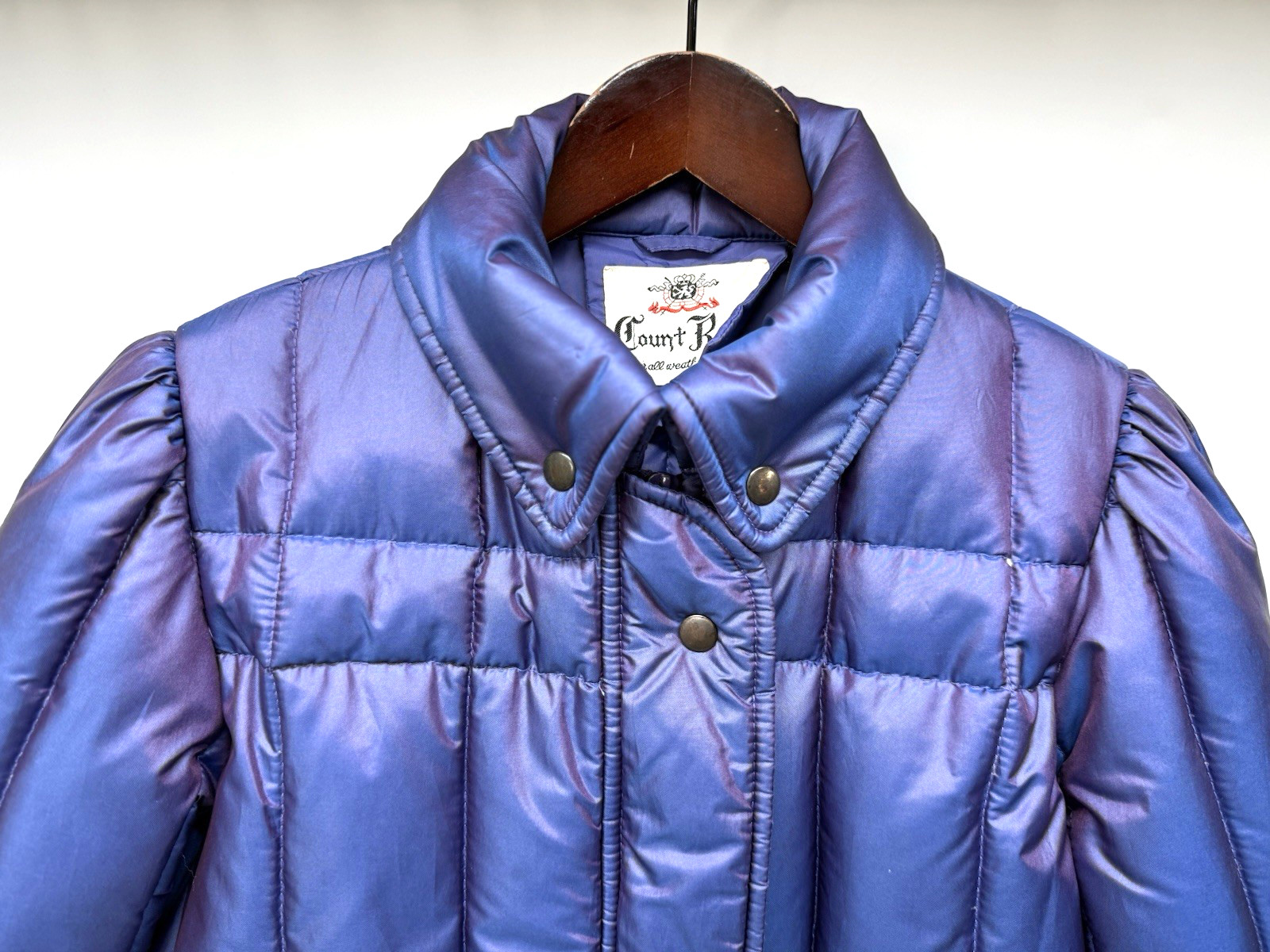 Vintage COUNT ROMI Ltd Women’s Size 8 Down Insulated Mid Length Jacket