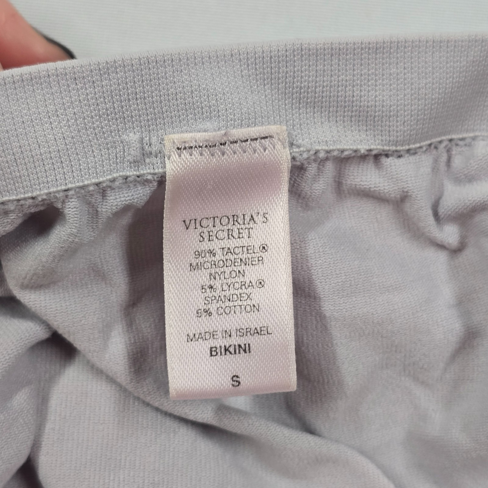 VTG Victoria’s Secret Tactel Body By Victoria Hi-Leg Brief Panty Bikini S Small