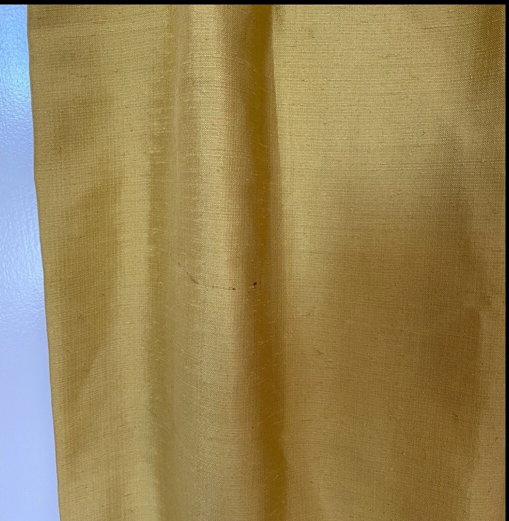 Vintage 60s Silk Dress Green Chartreuse Cocktail Party Shantung Beaded Large
