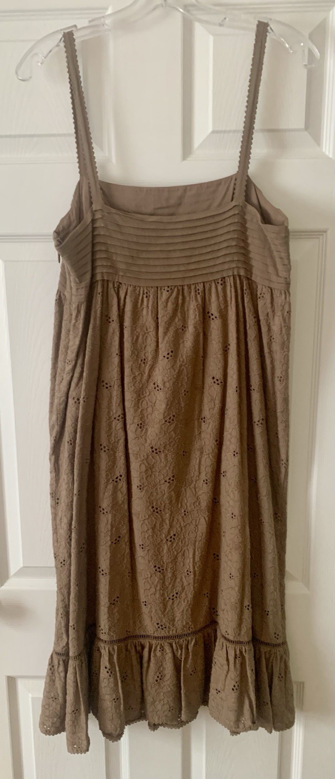Vintage Early 2000s Juicy Couture Brown Lace Dress Size 10