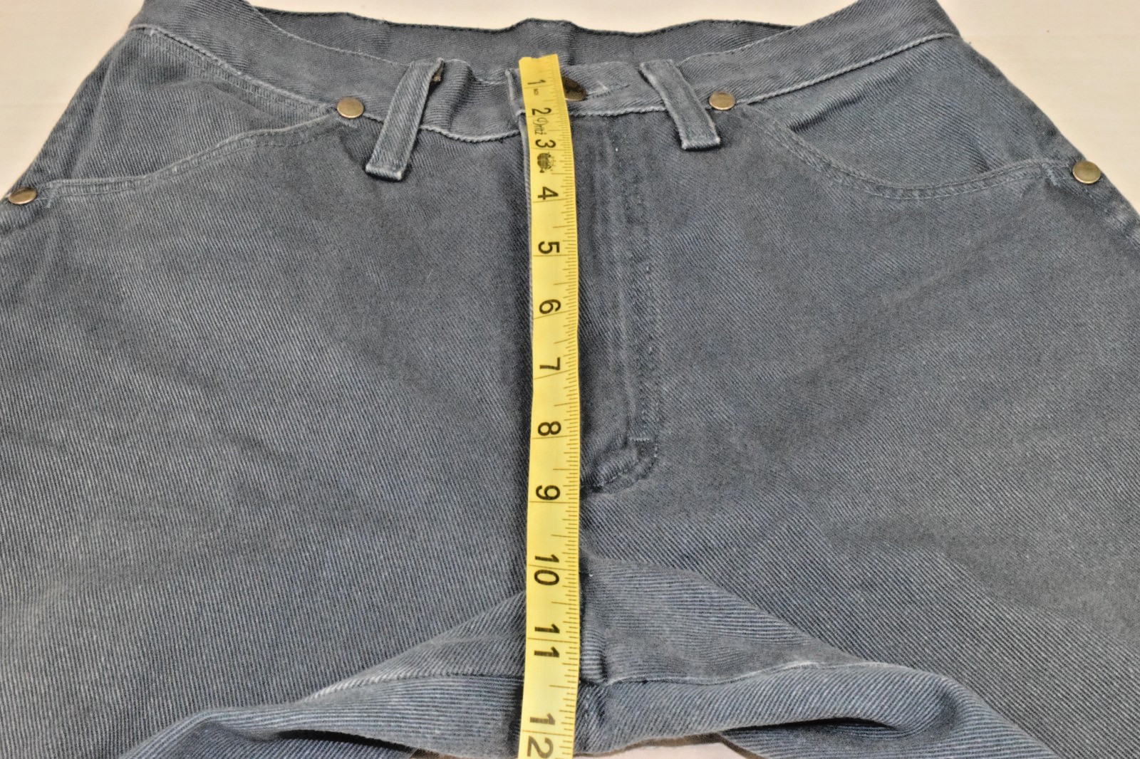 Vintage Wrangler Western Jeans 26 x 30 90s Steel Gray No Pockets Perfect Butt
