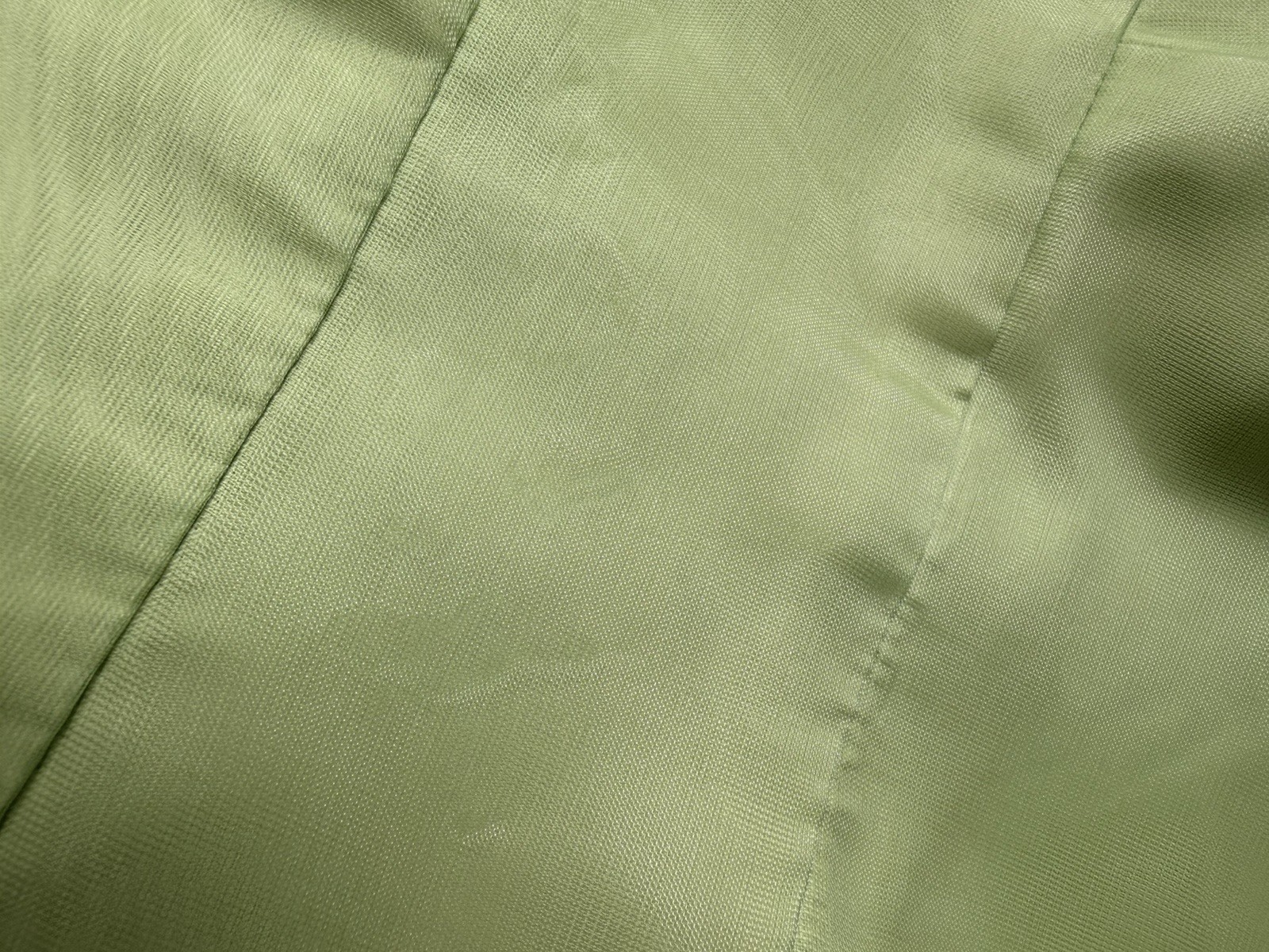 Vtg Mint Green Puffy Long Sleeve Maxi Cottagecore Prairie Ruffles Rare Dress