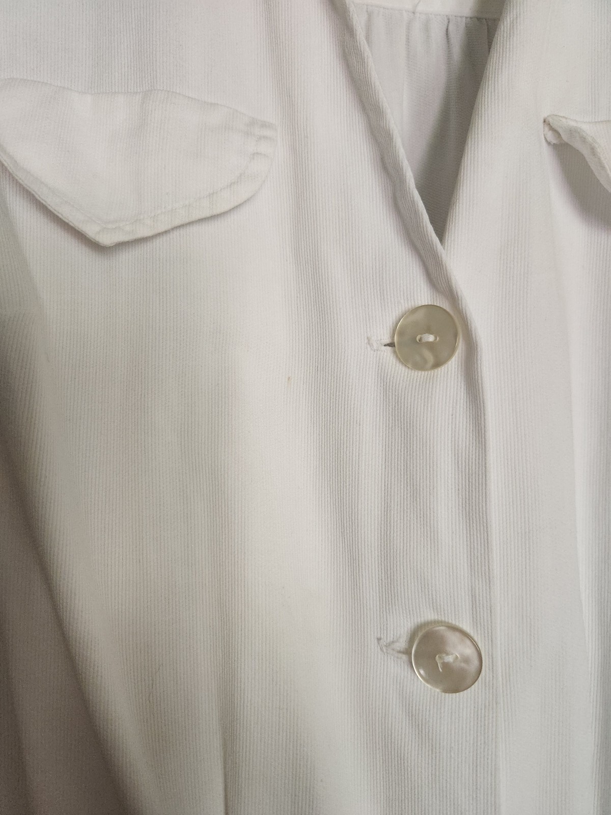 Vintage 1930s Playsuit White Cotton Jumpsuit Romper Beach 30s F.B. Horgan