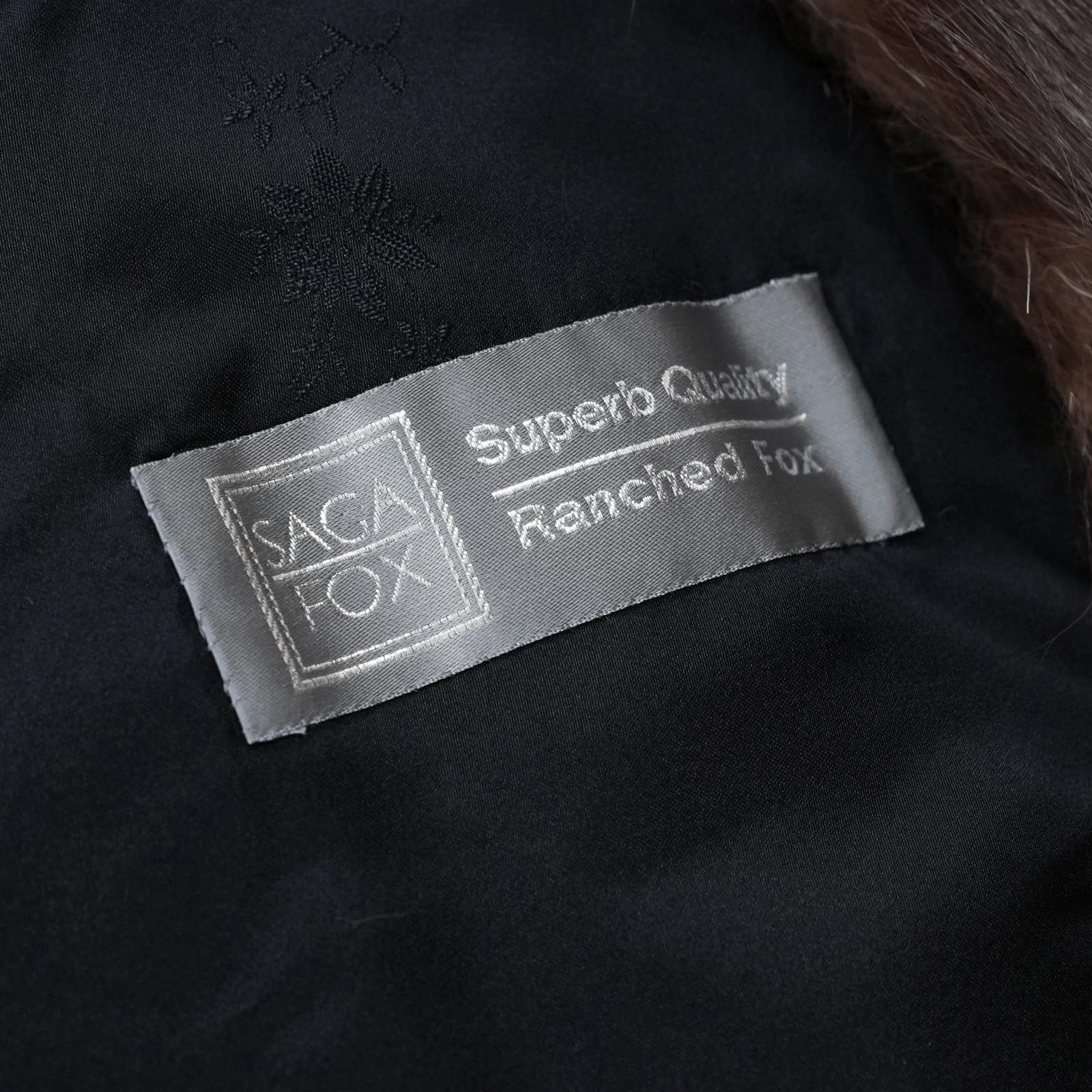 Silver Fox Coat SAGA FOX – Genuine Vintage Fur From Japan