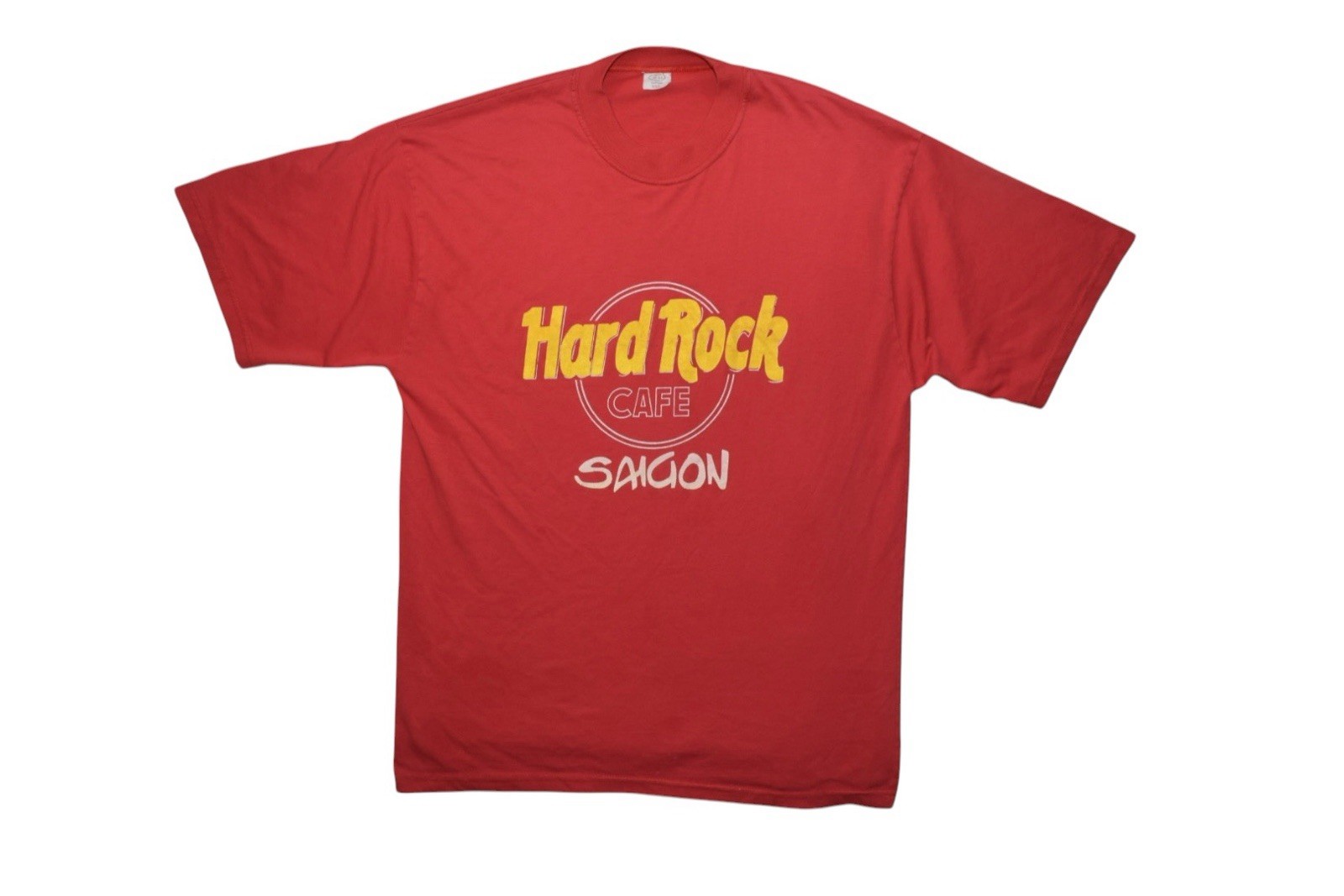 Vintage Hard Rock Cafe Saigon Vietnam T Shirt Red Graphic Cotton XXL #1627
