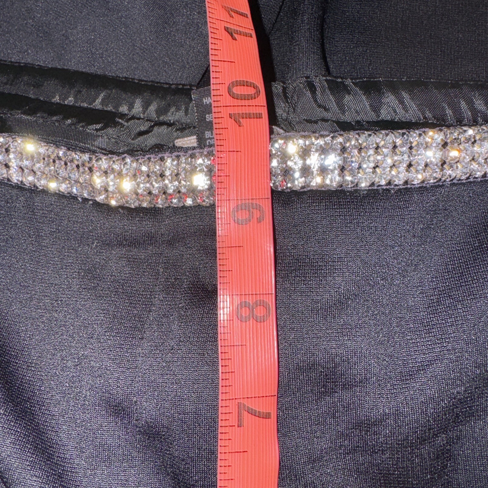 Vintage Moda International women’s 90 Low Rise Jewelry Waist Band Fairly Size 12