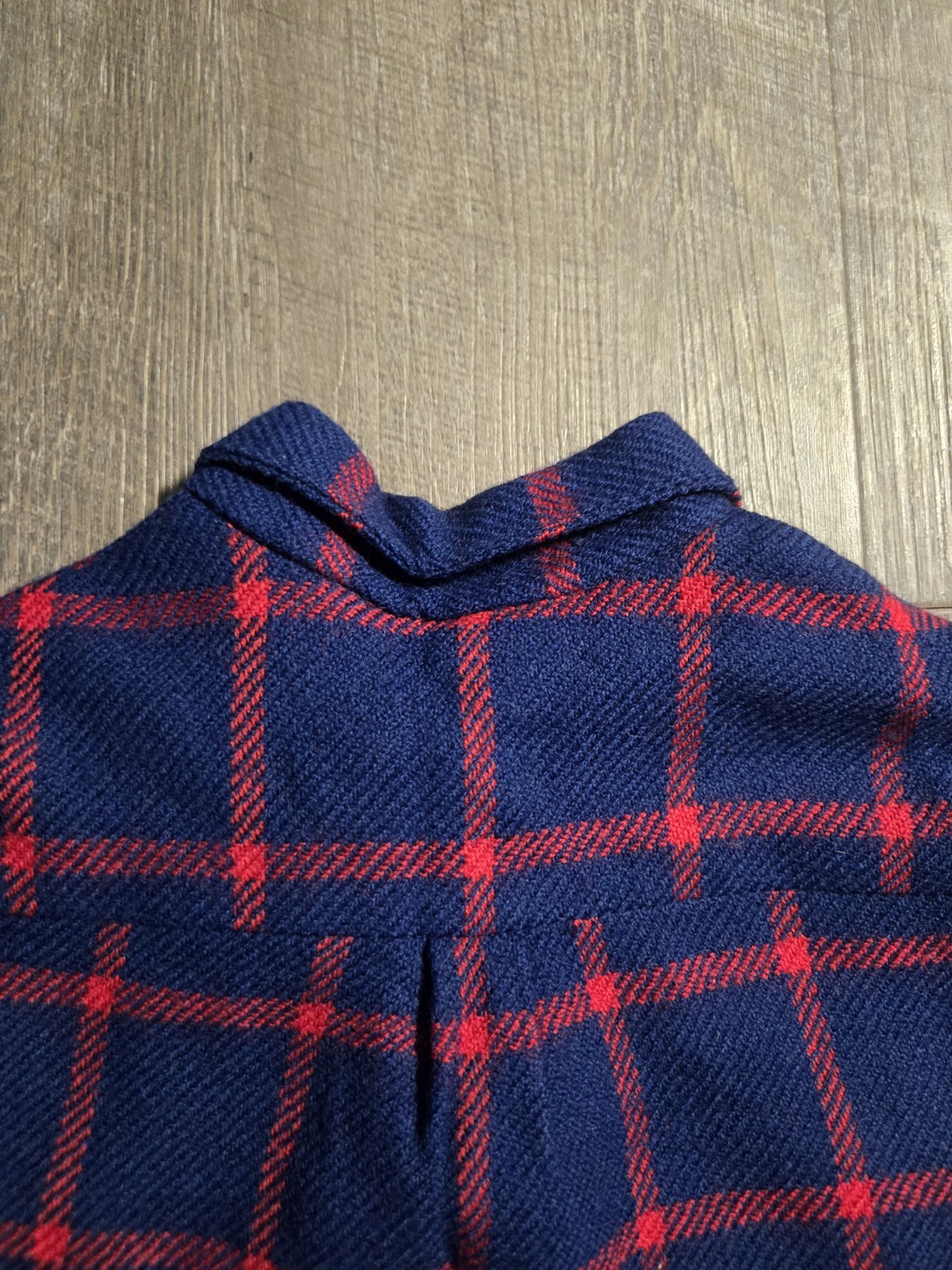 Vintage 1970s Langtry Women’s Plaid Shirt Dress Size 11/12 Long Sleeve Button Up