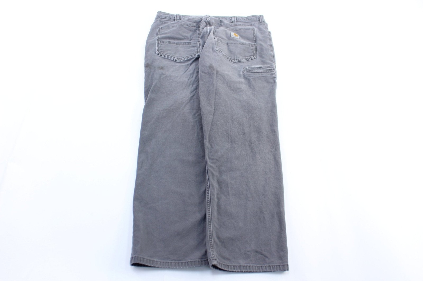 Carhartt Logo Patch Grey Carpenter Pants