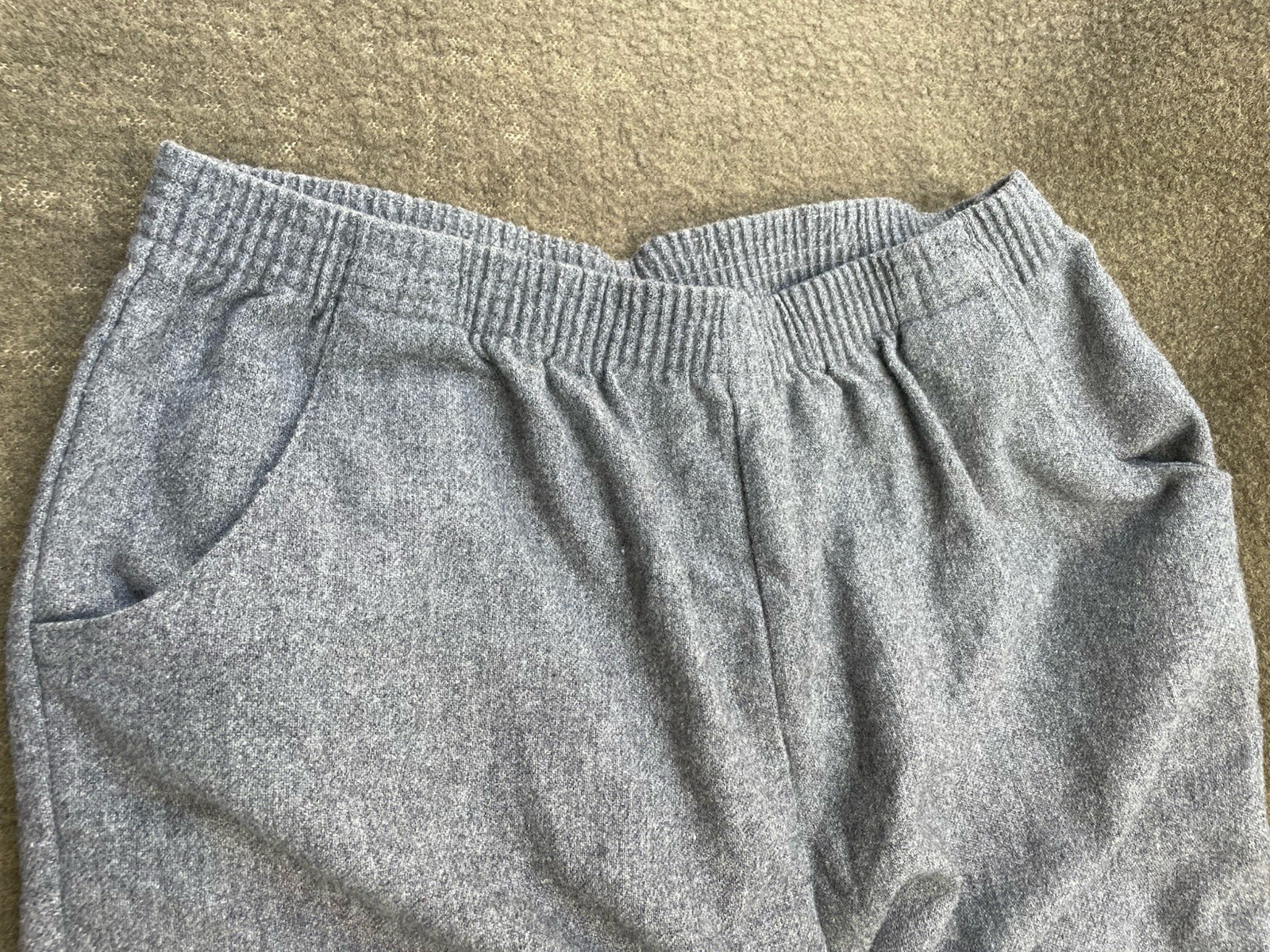Vintage 80s/90s Haband for Her Polyester Pants Sz 16p USA Made Elastic Waist