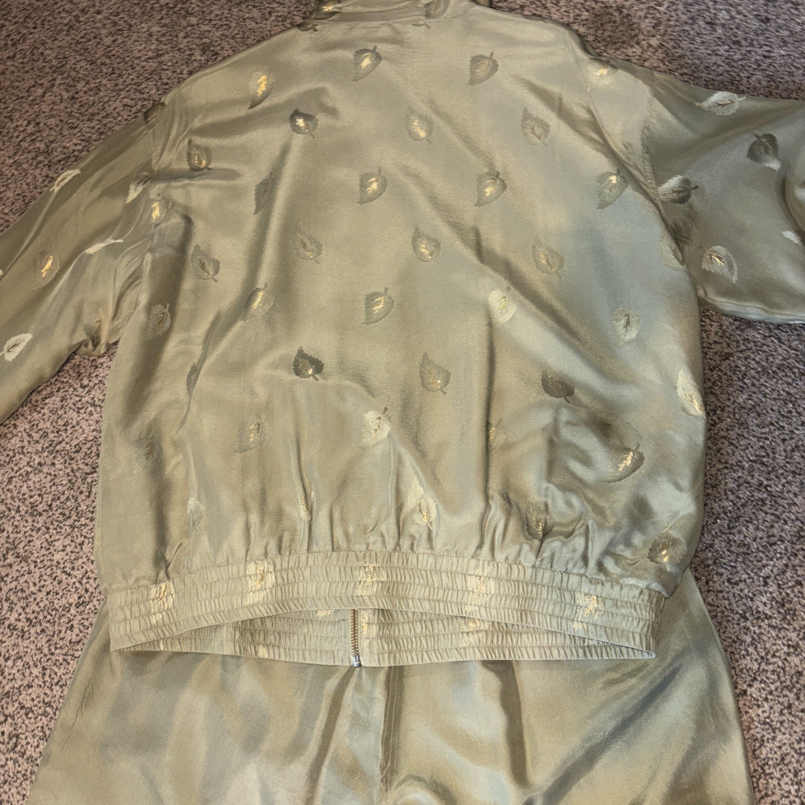 Vintage EVR Div Rousso 2 Piece Blue Windbreaker Track Suit Set 80’s
