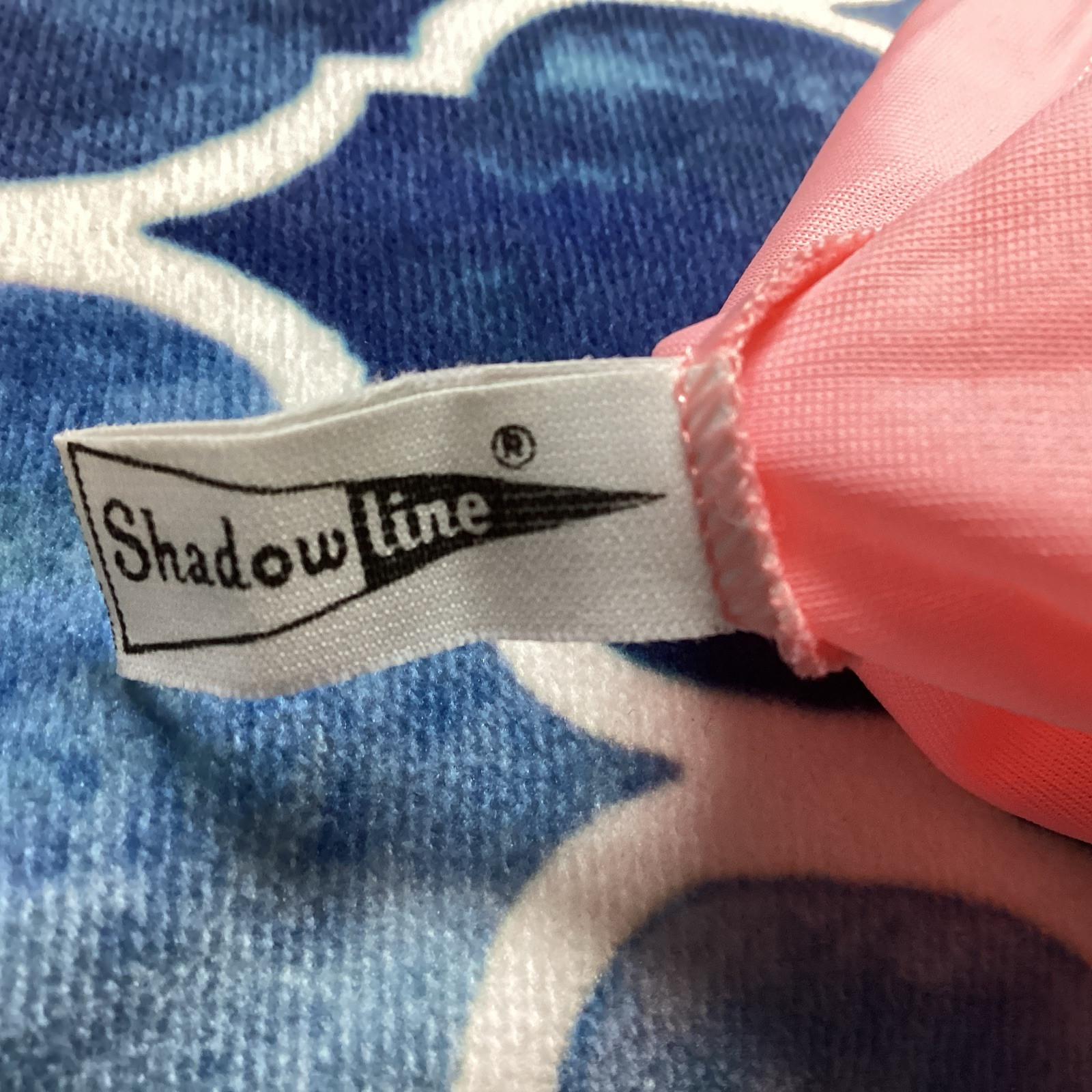 VTG Shadow Lane 2 Piece Size Small Night Gown & Robe Coral Lace Silky Flowers