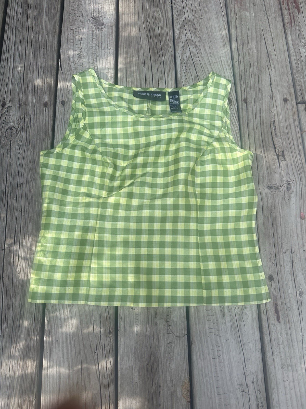 80s does 50s Green Dupioni Three-Piece Sag Harbor Outfit, Size 8