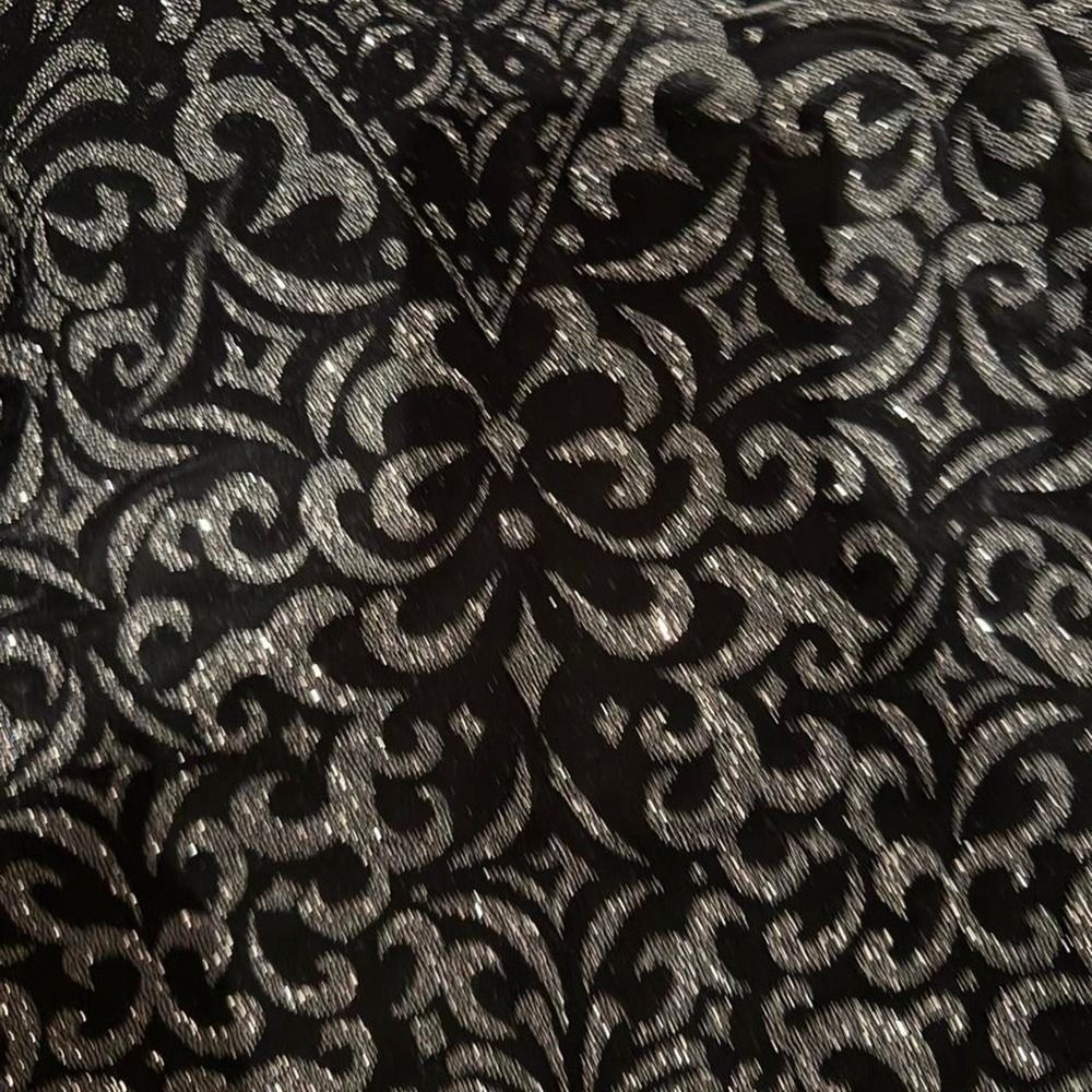 Vintage Tadashi Shoji Beaded V-Nexk Top