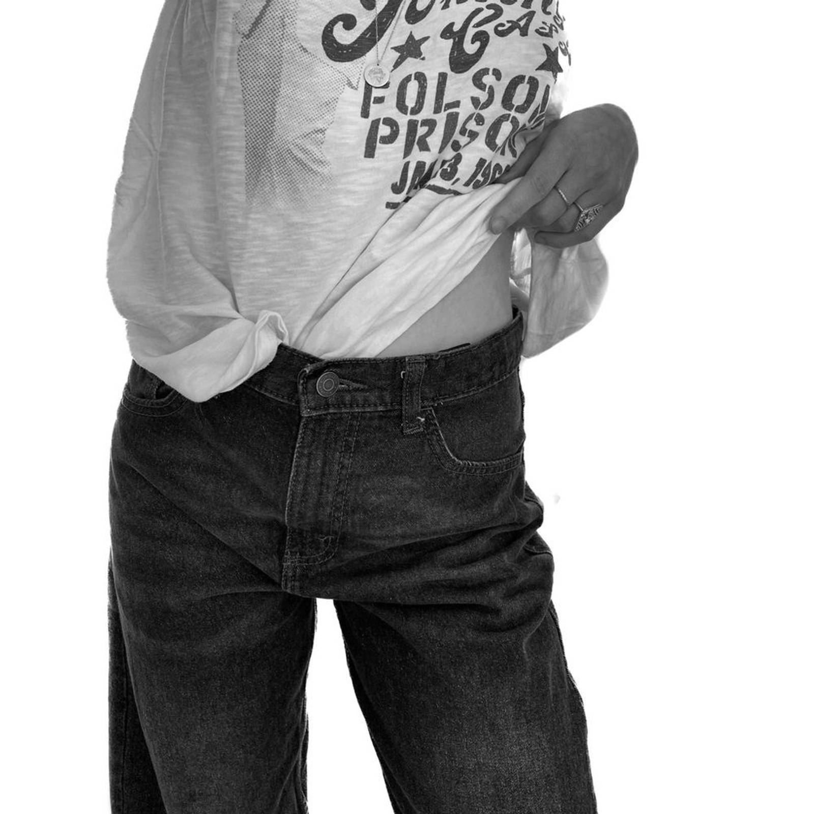 Wrangler High Rise Loose Baggy Fit Jeans, Black Denim Wash – Size 26