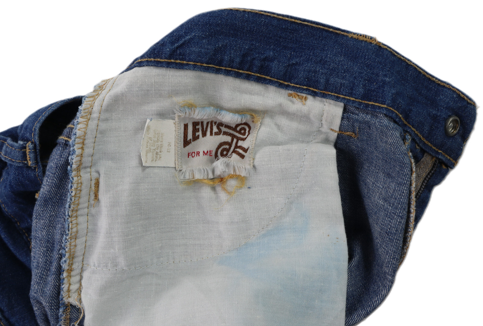 Vintage 70s LEVI’S LEVIS USA Women’s 31 x 33 10 Blue Denim Wide Flare Leg Jeans