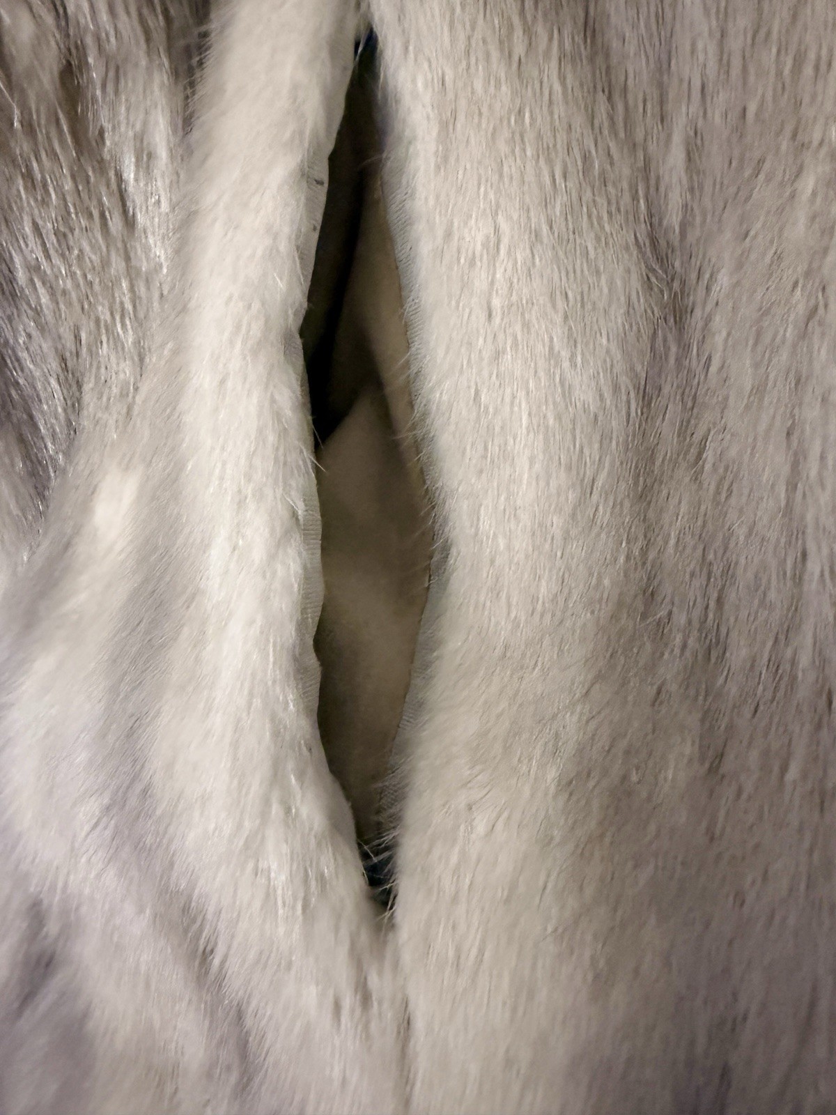 Richard Pels Cerulean Silver Blue Mink Fur Coat Pale Gray Satin Lining Soft M