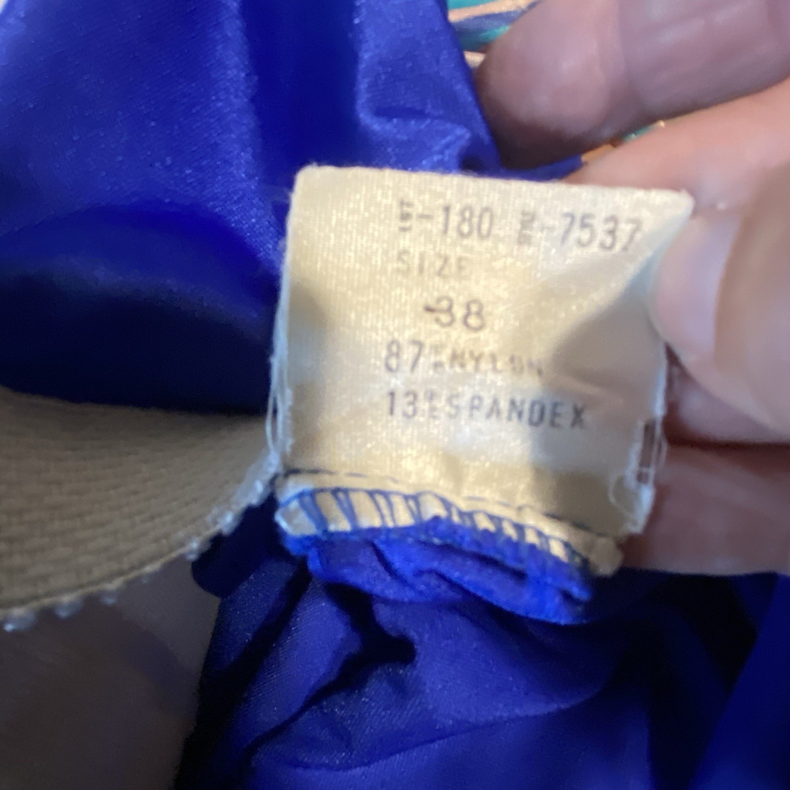 International Ladies Garment Workers Union Label RARE VINTAGE Swimsuit Made USA